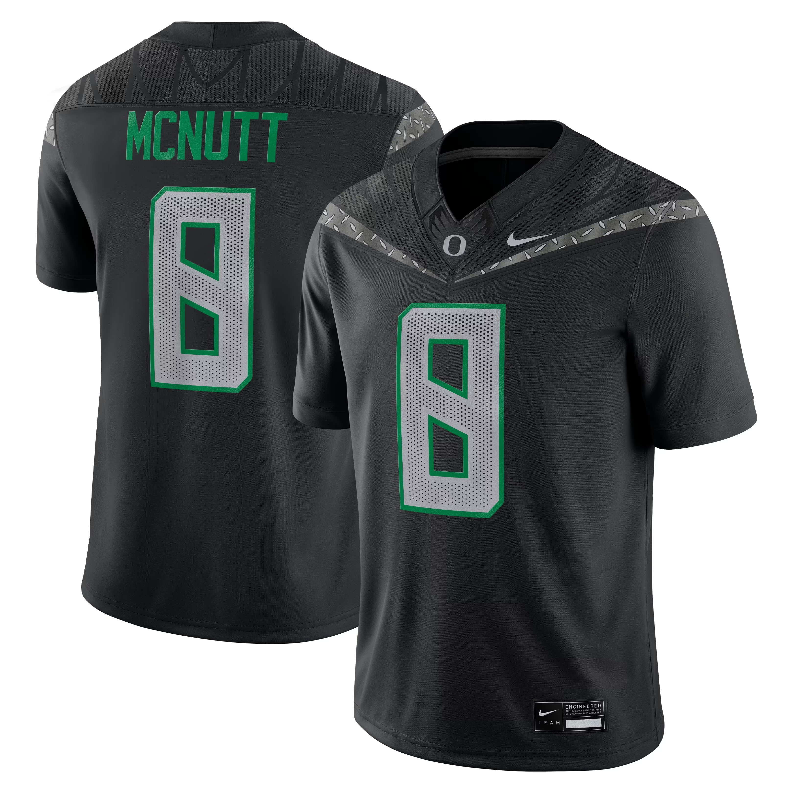 Hunk Wear - Trey McNutt Oregon Ducks Nike Home Game Jersey - Black