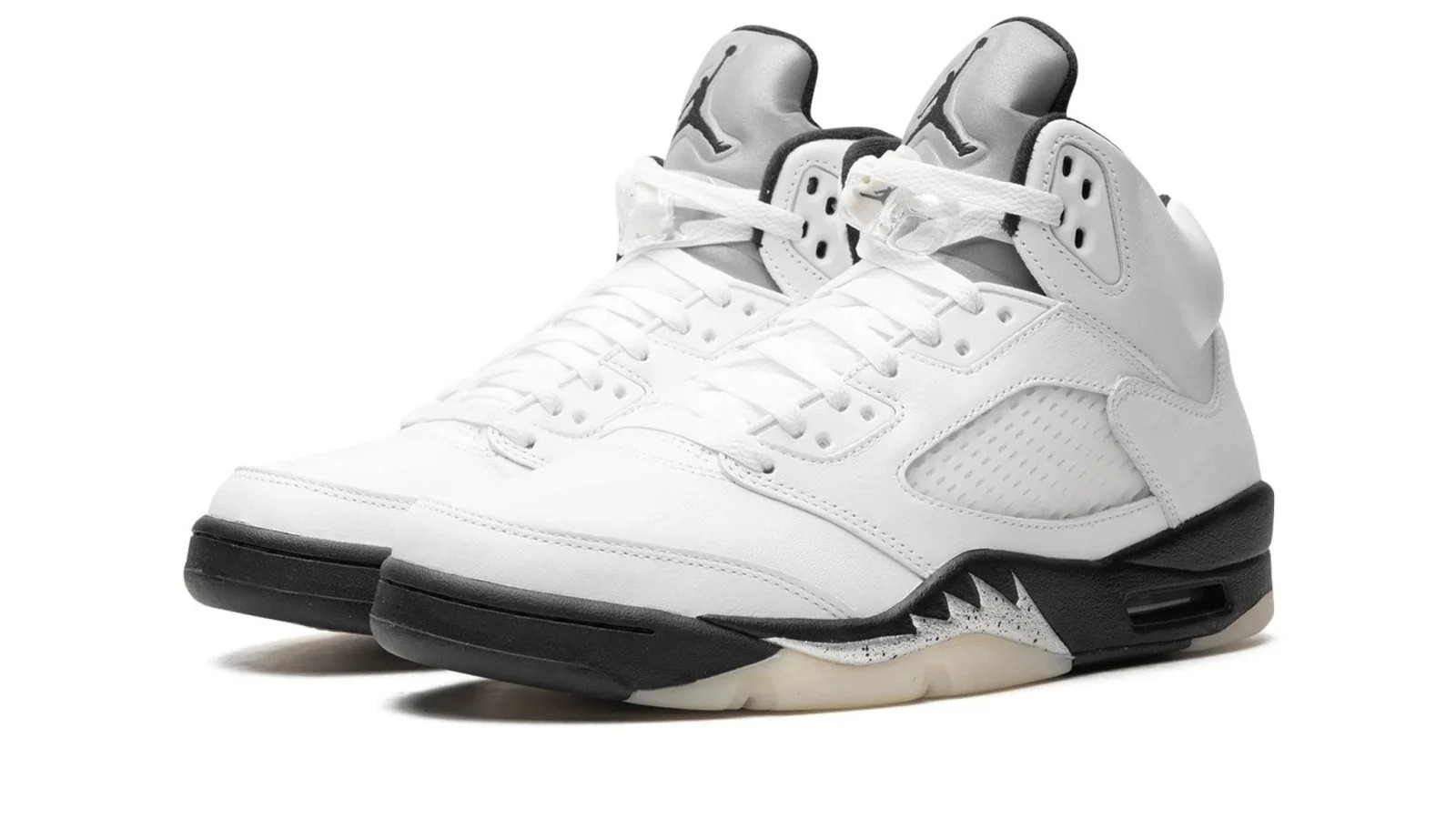 Air Jordan 5 _White_Black_