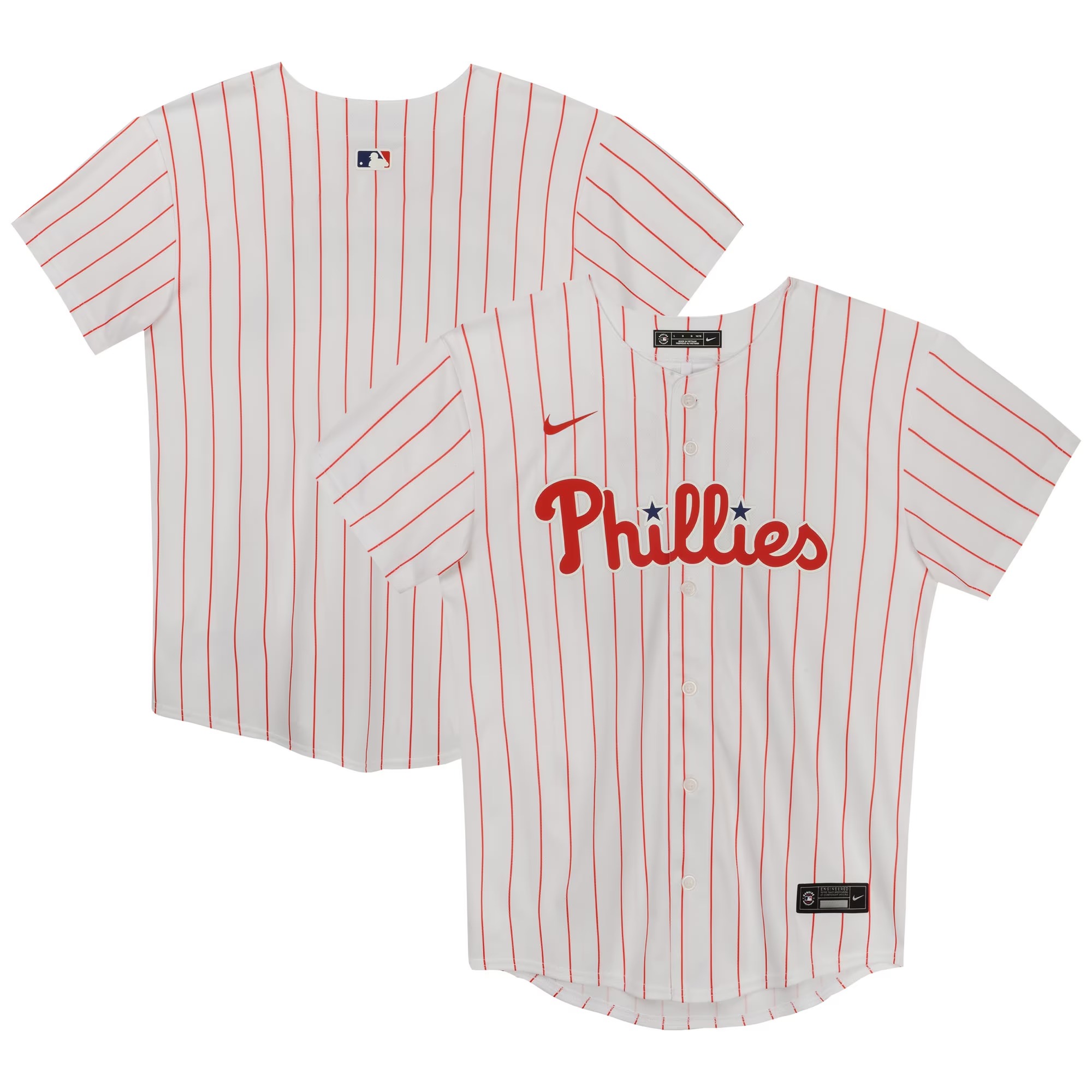 Hunk Wear - Philadelphia Phillies Nike Preschool Home Game Jersey - White