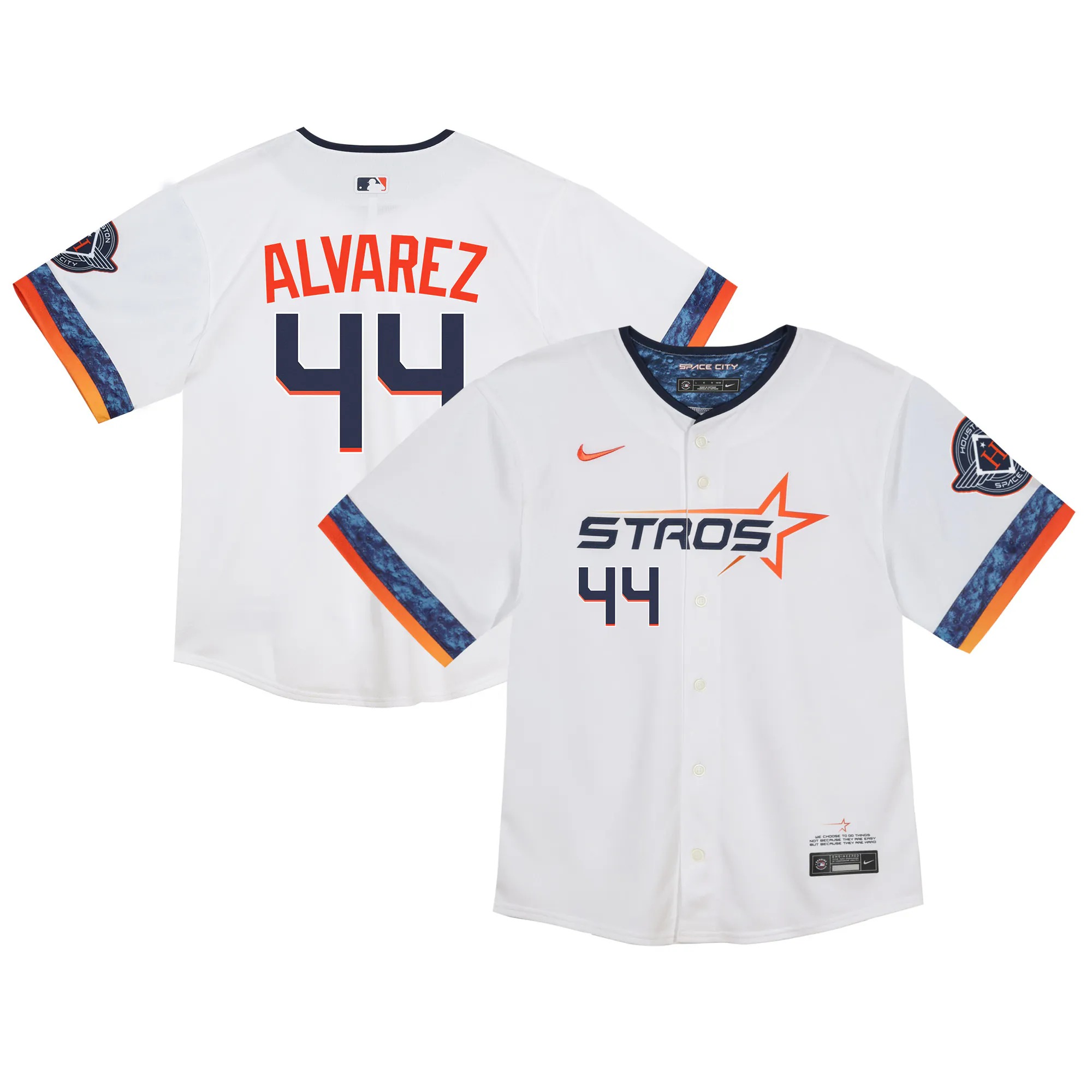 Hunk Wear - Yordan Alvarez Houston Astros Toddler City Connect 2025 Limited Jersey - White