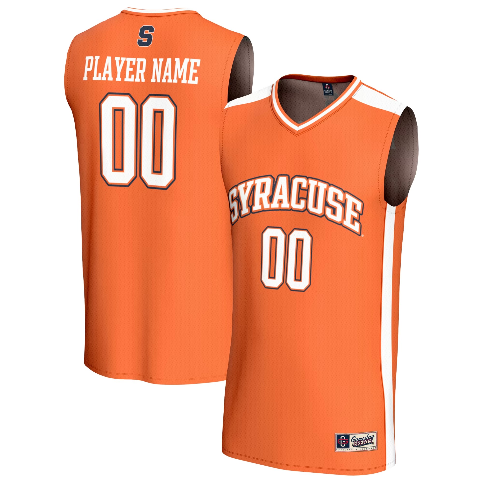 Hunk Wear - Syracuse Orange GameDay Greats Youth Lightweight Collegiate Men's Basketball NIL Pick-A-Player Fashion Jersey - Orange