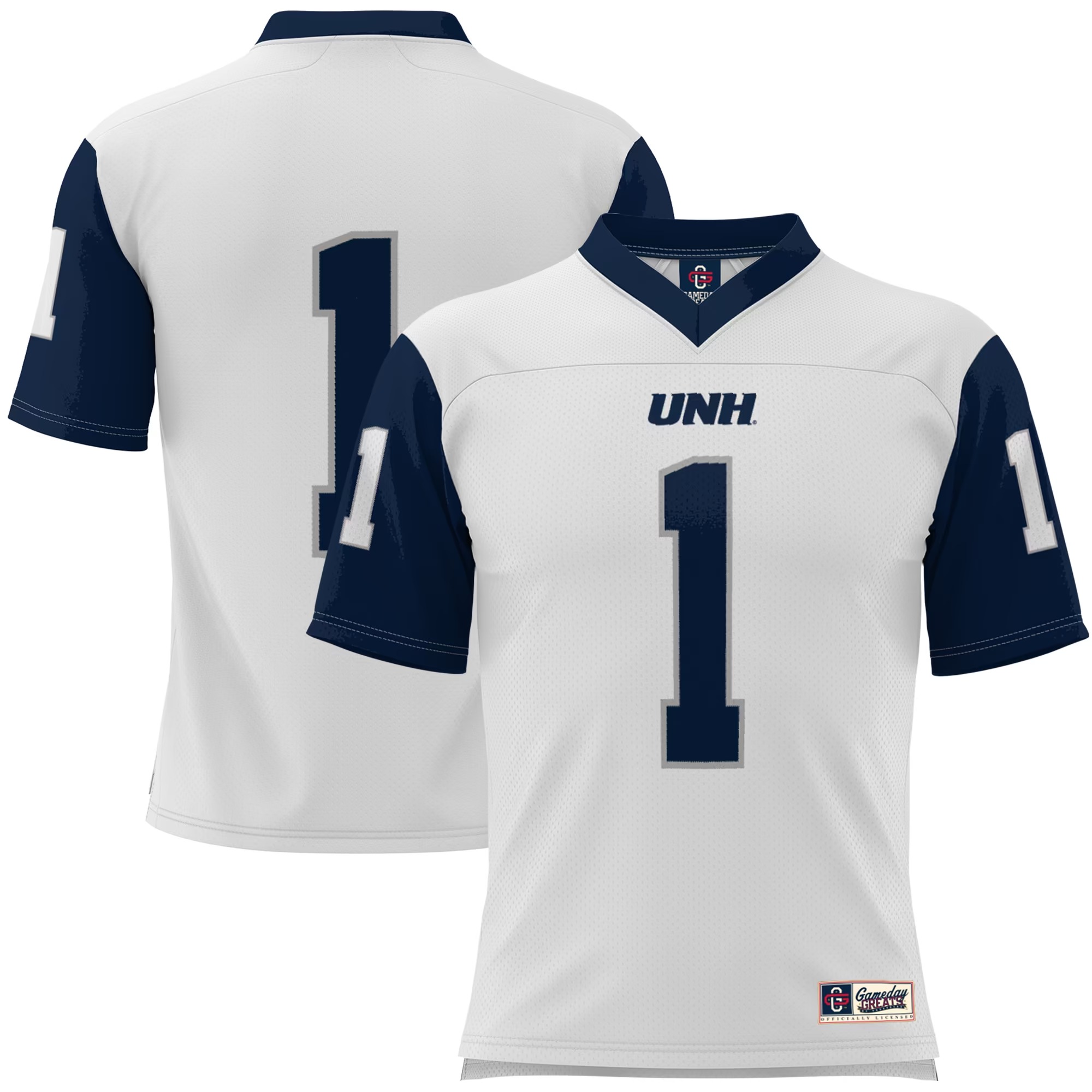 Hunk Wear - #1 New Hampshire Wildcats GameDay Greats Youth Football Jersey - White