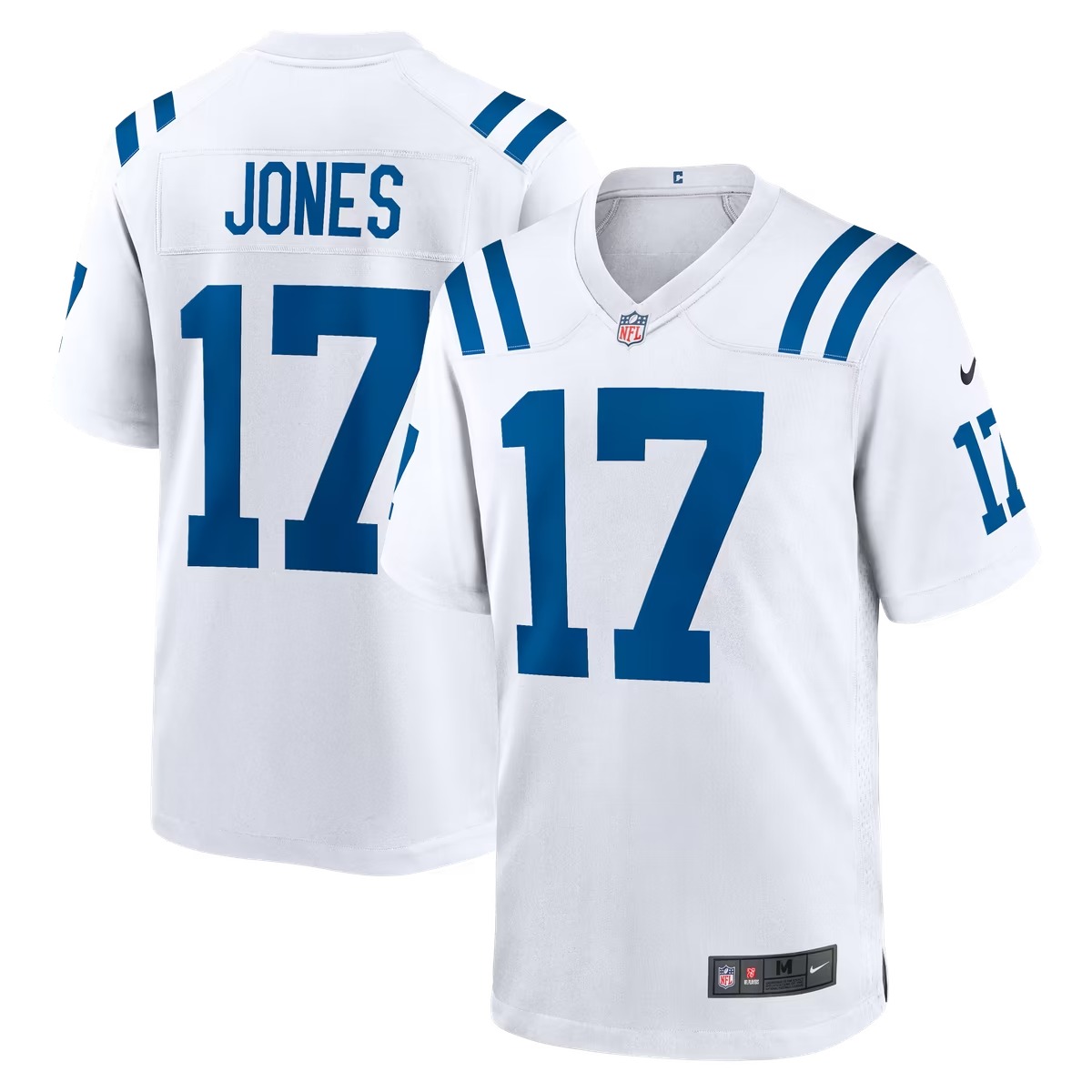 Hunk Wear - Daniel Jones Indianapolis Colts Nike Game Jersey - White