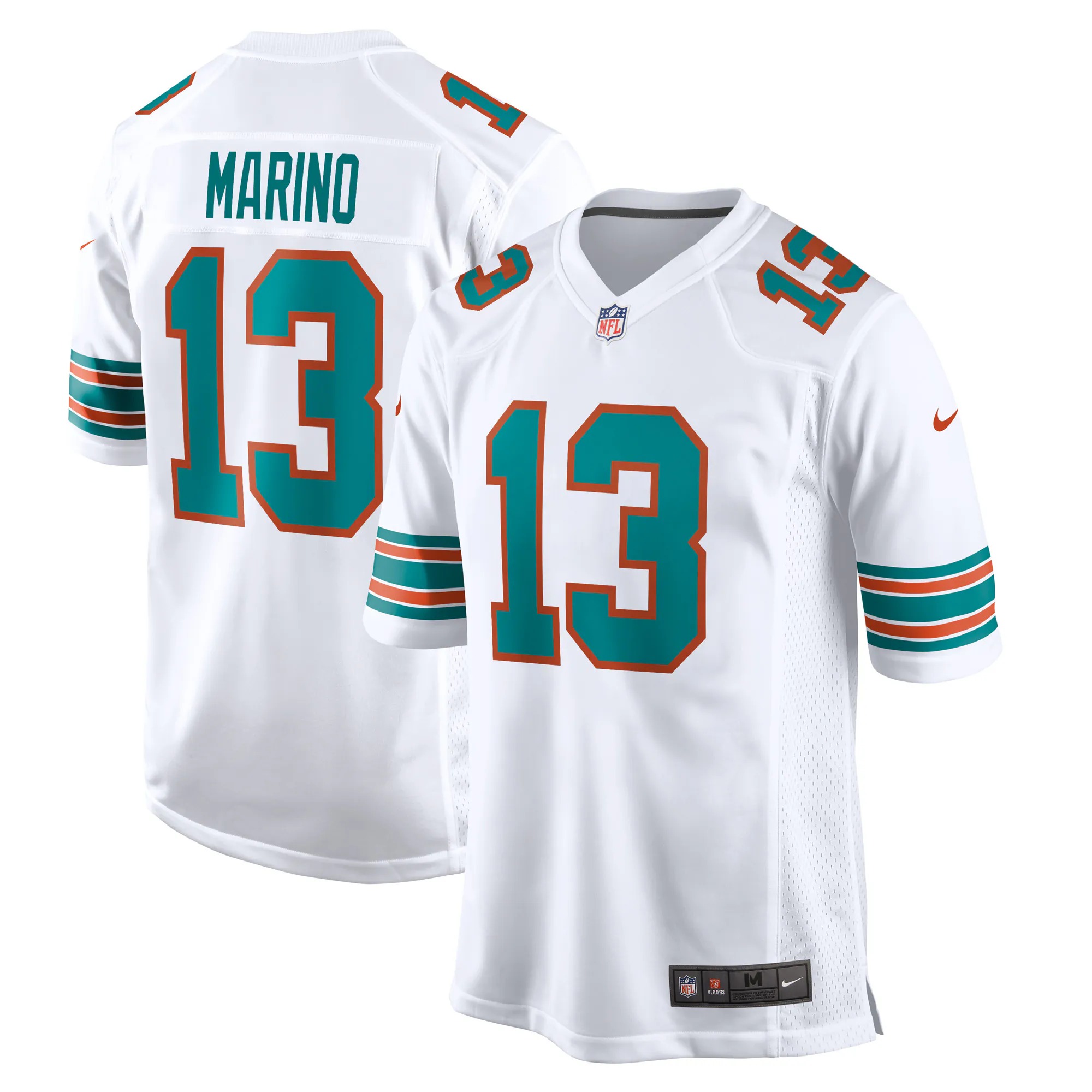 Hunk Wear - Dan Marino Miami Dolphins Nike Retired Player Jersey - White