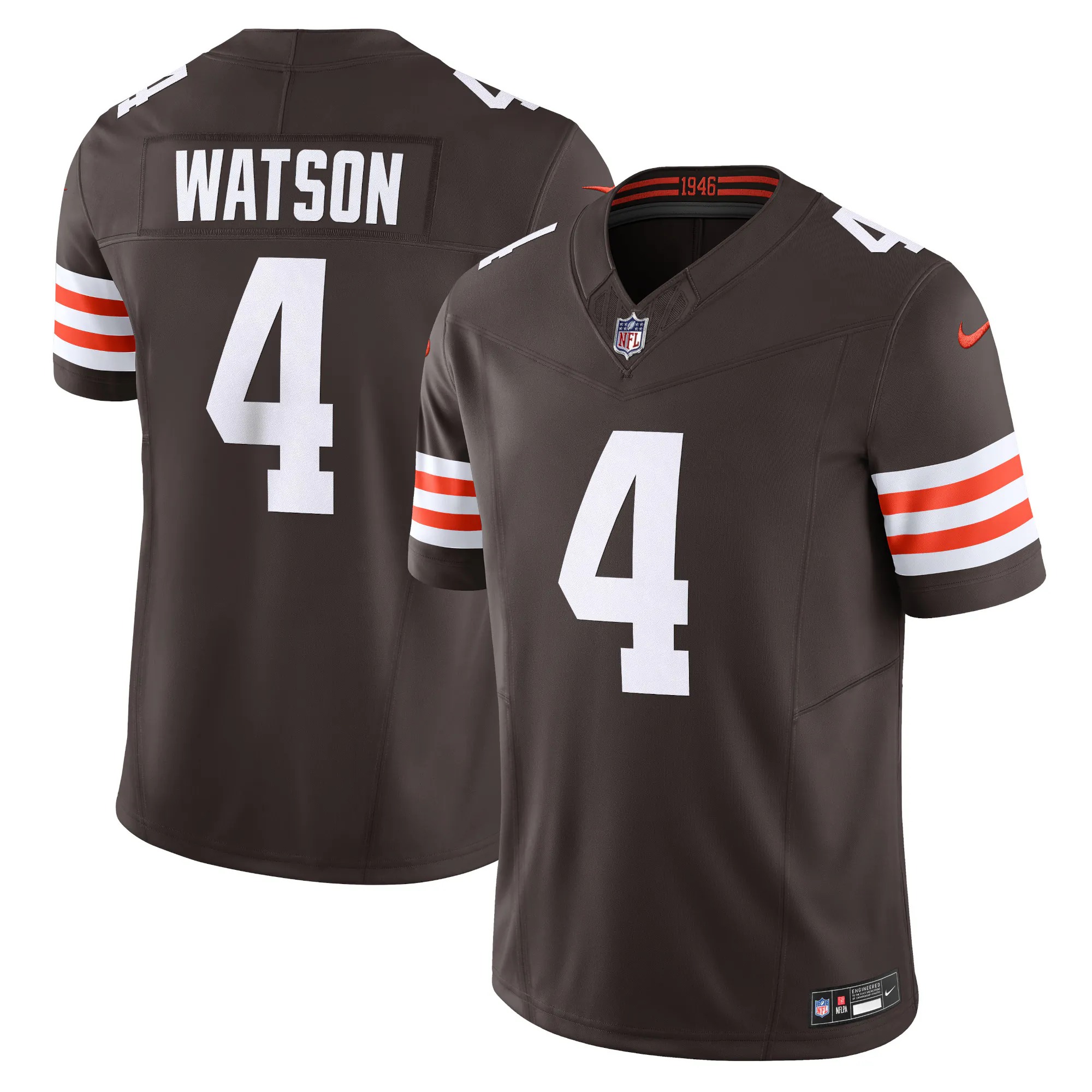 Hunk Wear - Deshaun Watson Cleveland Browns Nike Vapor F.U.S.E. Limited Jersey - Brown