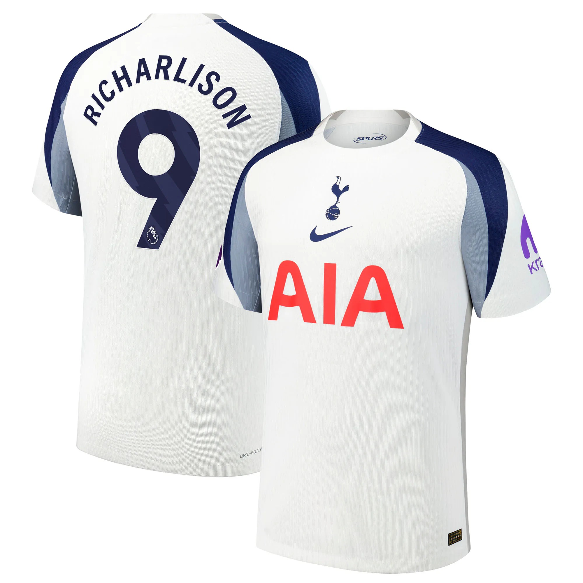 Hunk Wear - Richarlison Tottenham Hotspur Nike 2025_26 Home Authentic Player Jersey - White