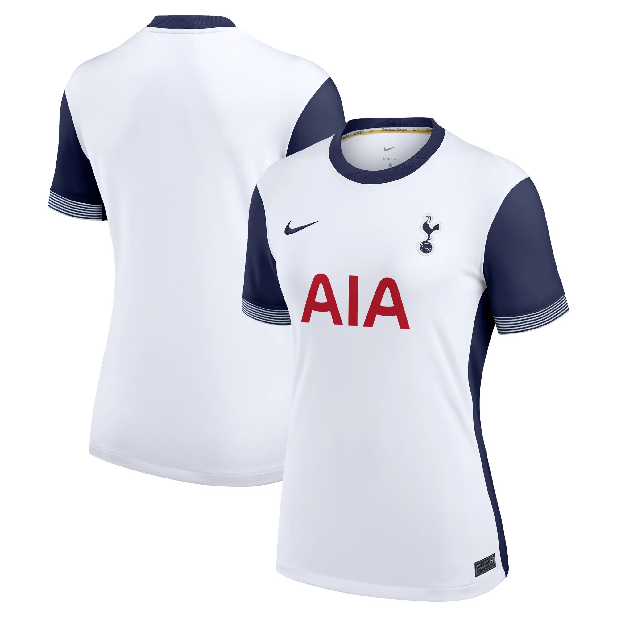 Hunk Wear - Tottenham Hotspur Nike Women's 2024_25 Home Replica Jersey - White