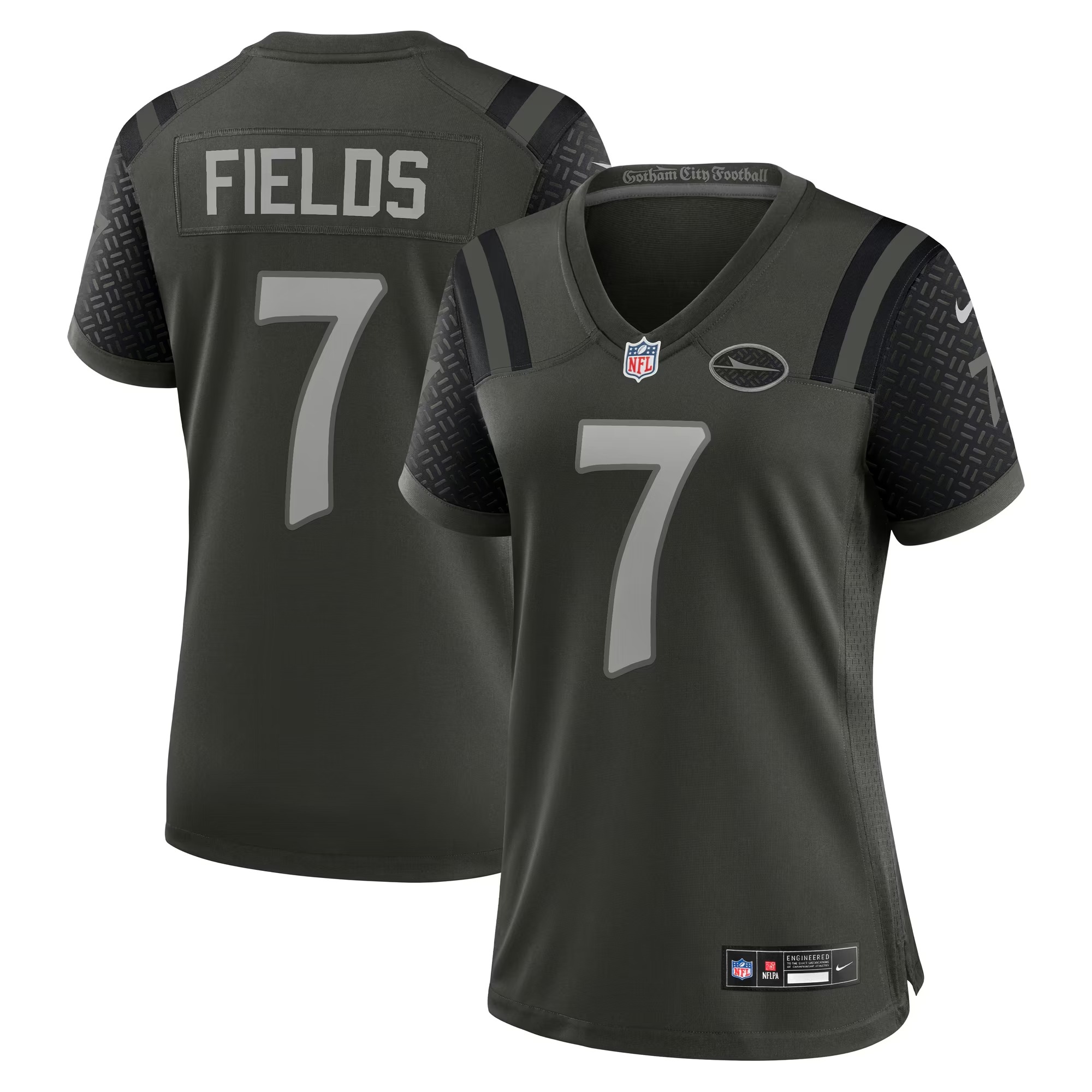 Hunk Wear - Justin Fields New York Jets Nike Women's 2025 Rivalries Collection Game Jersey - Gotham Green