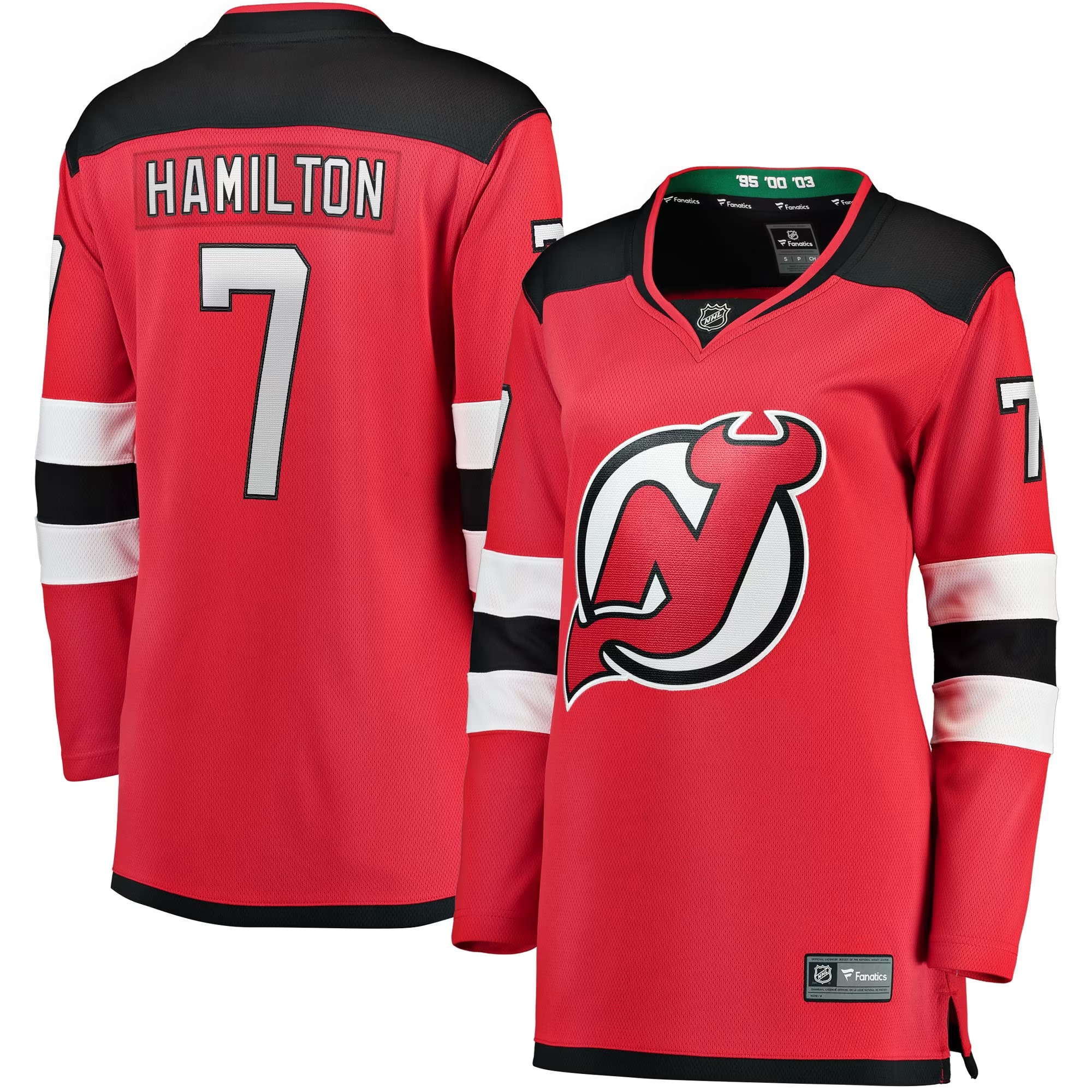 Hunk Wear - Dougie Hamilton New Jersey Devils Fanatics Women's Breakaway Player Jersey - Red