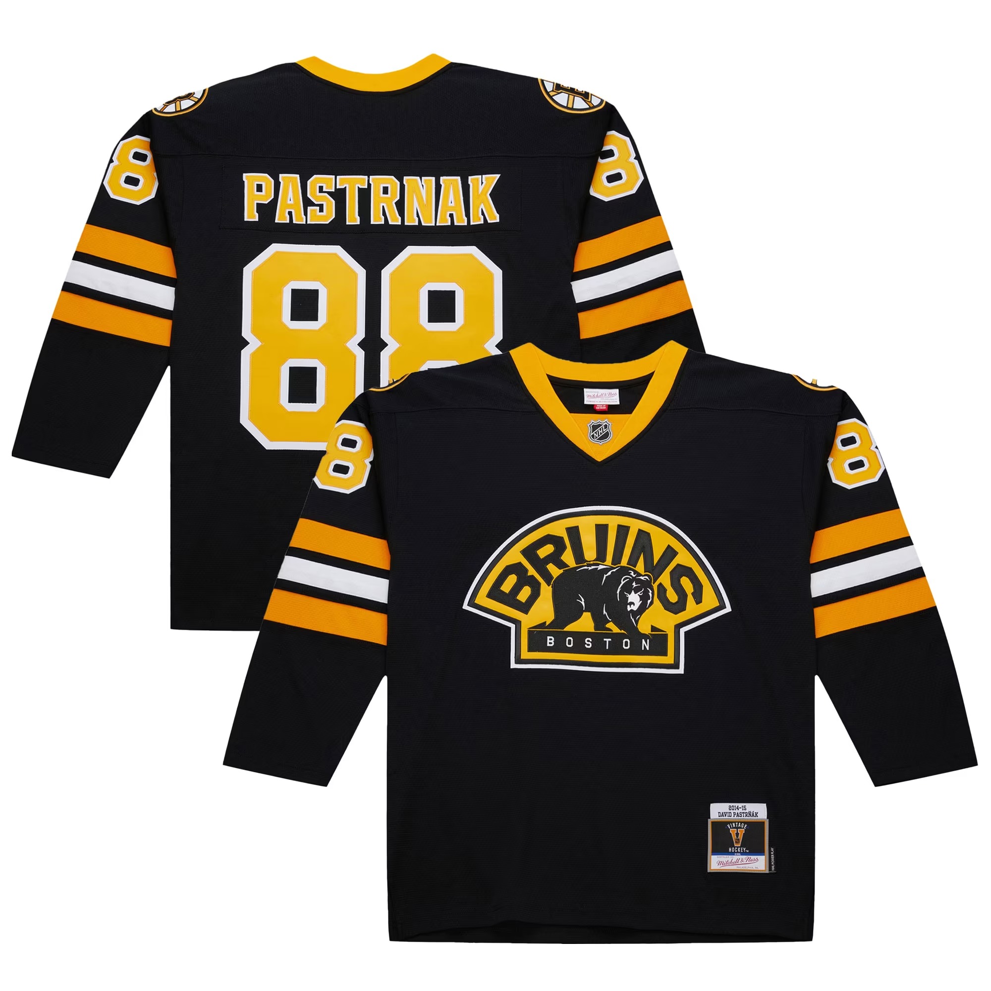 Hunk Wear - David Pastrnak Boston Bruins 2014-15 Power Play Jersey - Black