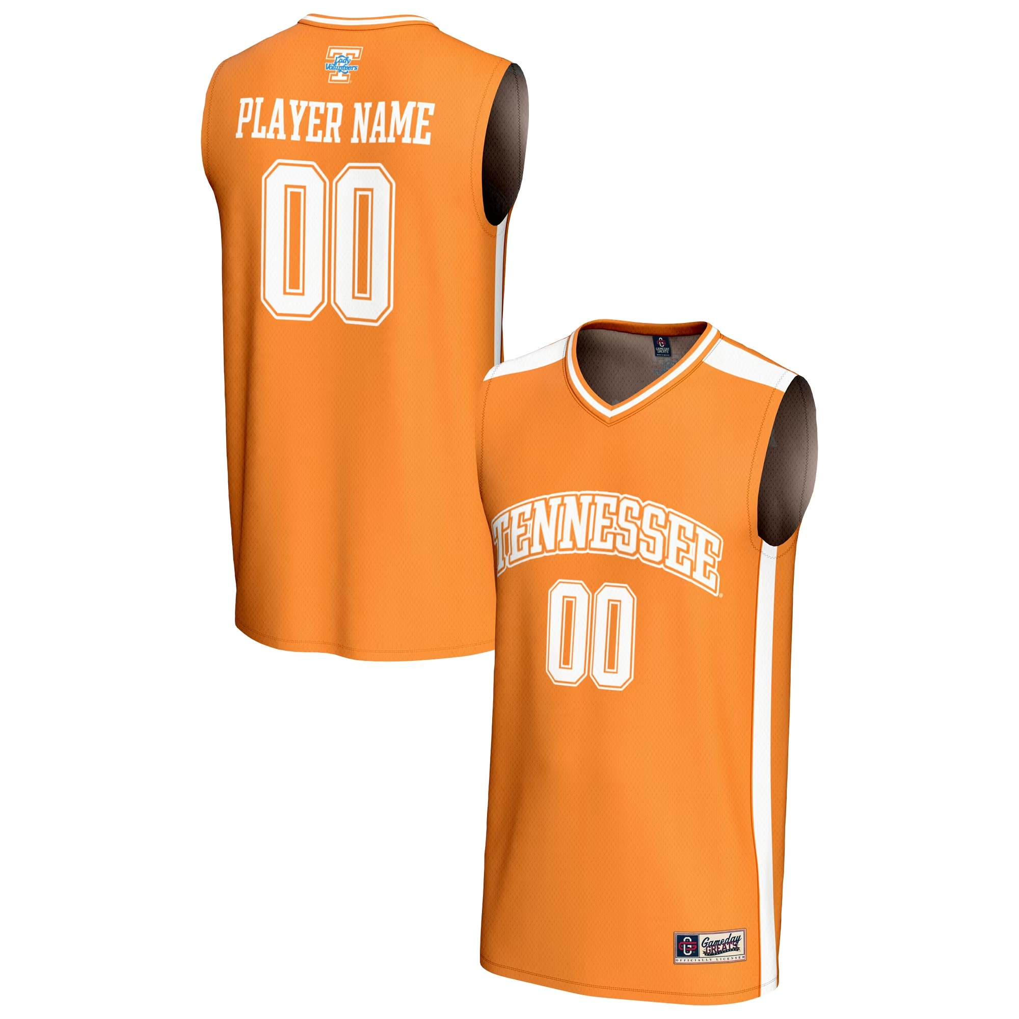 Hunk Wear - Tennessee Volunteers GameDay Greats Unisex NIL Lightweight Women's Basketball Fashion Jersey - Tennessee Orange