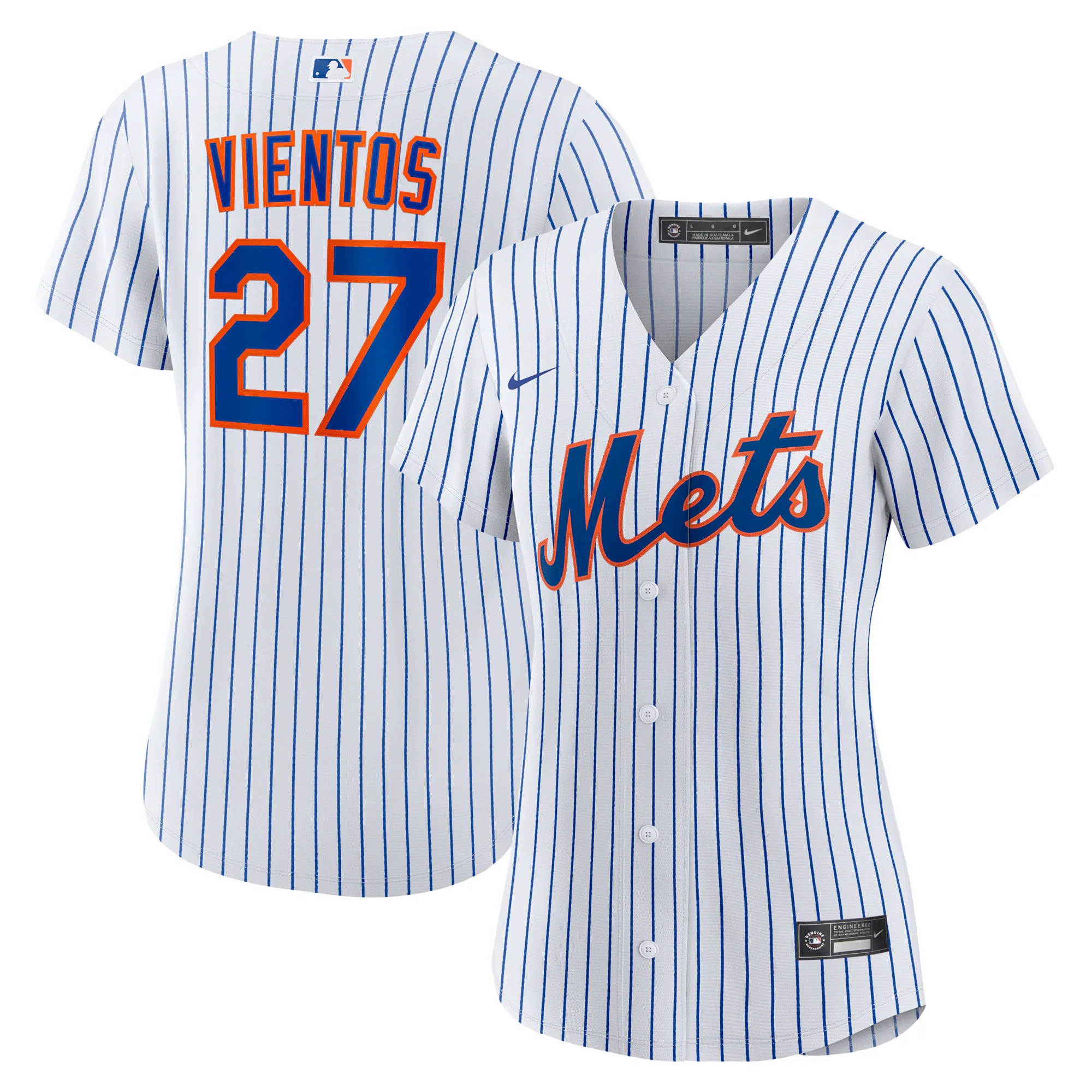 Hunk Wear - Mark Vientos New York Mets Nike Women's Home Replica Jersey - White