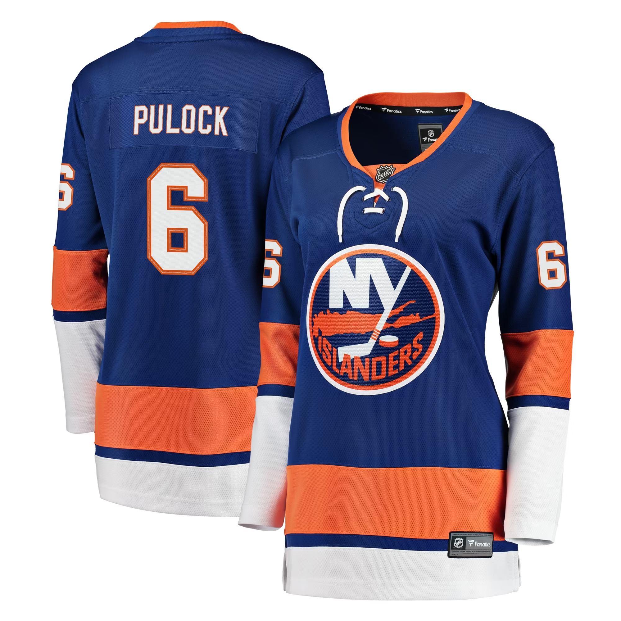 Hunk Wear - Ryan Pulock New York Islanders Fanatics Women's Breakaway Player Jersey - Royal