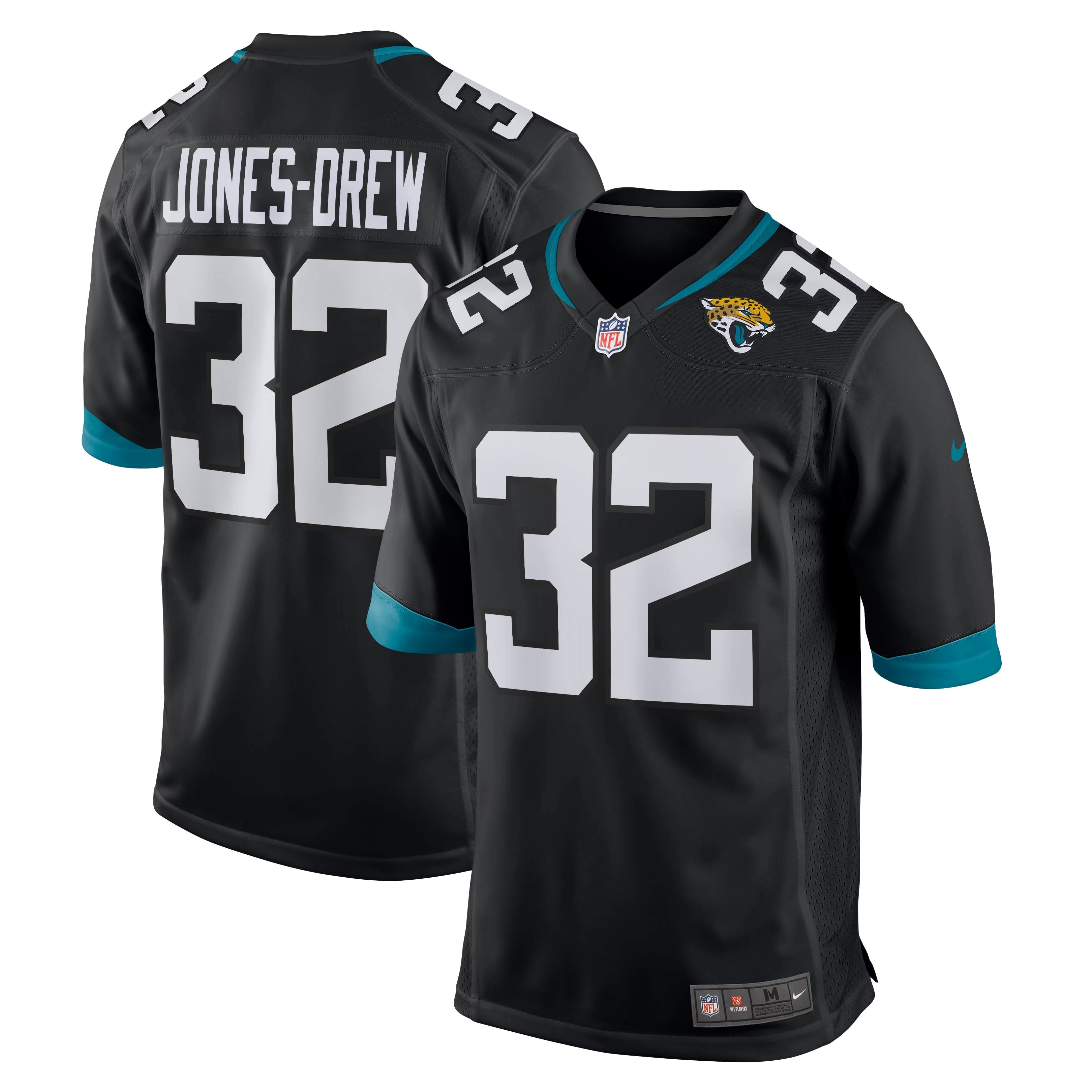 Hunk Wear - Maurice Jones-Drew Jacksonville Jaguars Nike Retired Player Alternate Game Jersey - Black