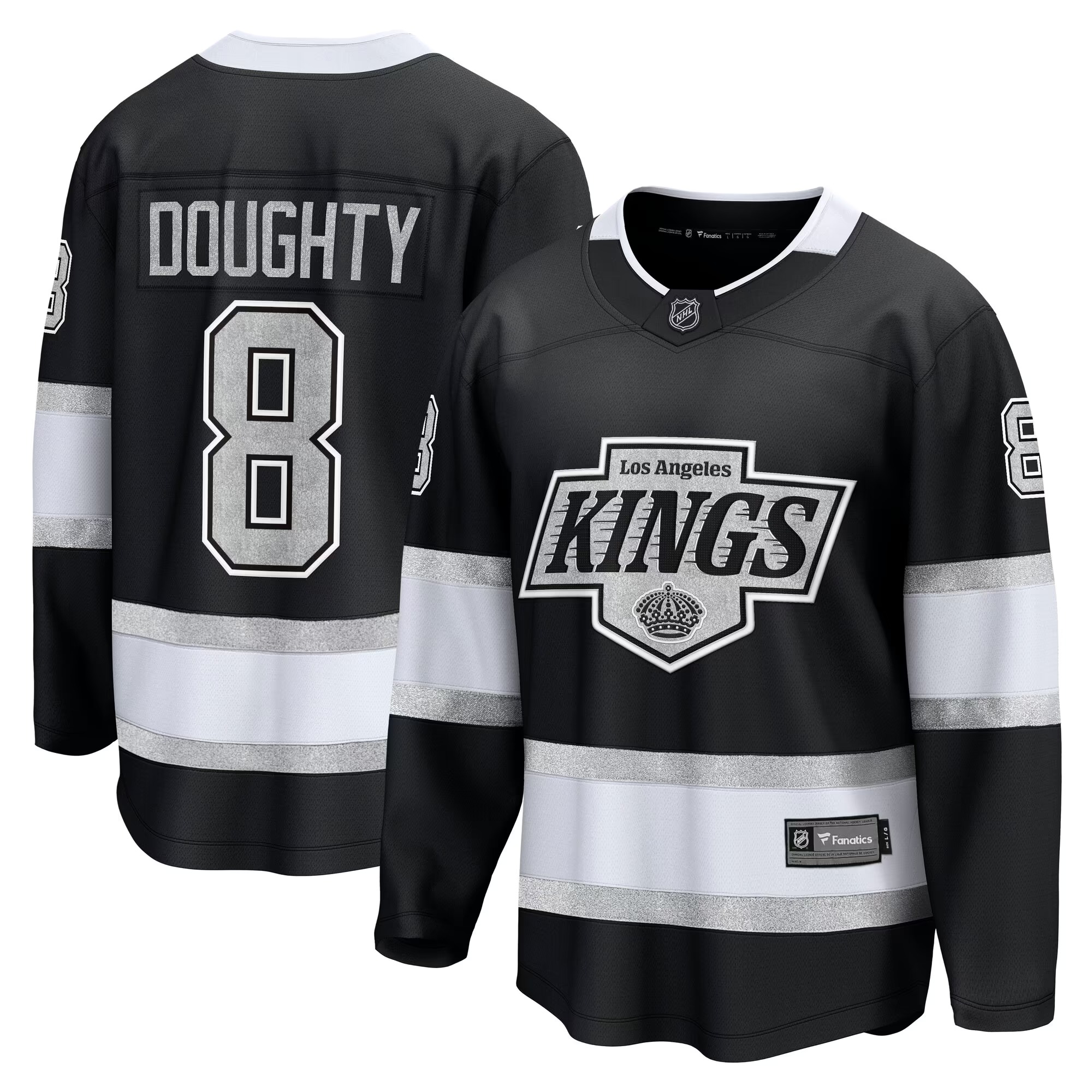 Hunk Wear - Drew Doughty Los Angeles Kings Fanatics Home Premier Breakaway Player Jersey - Black