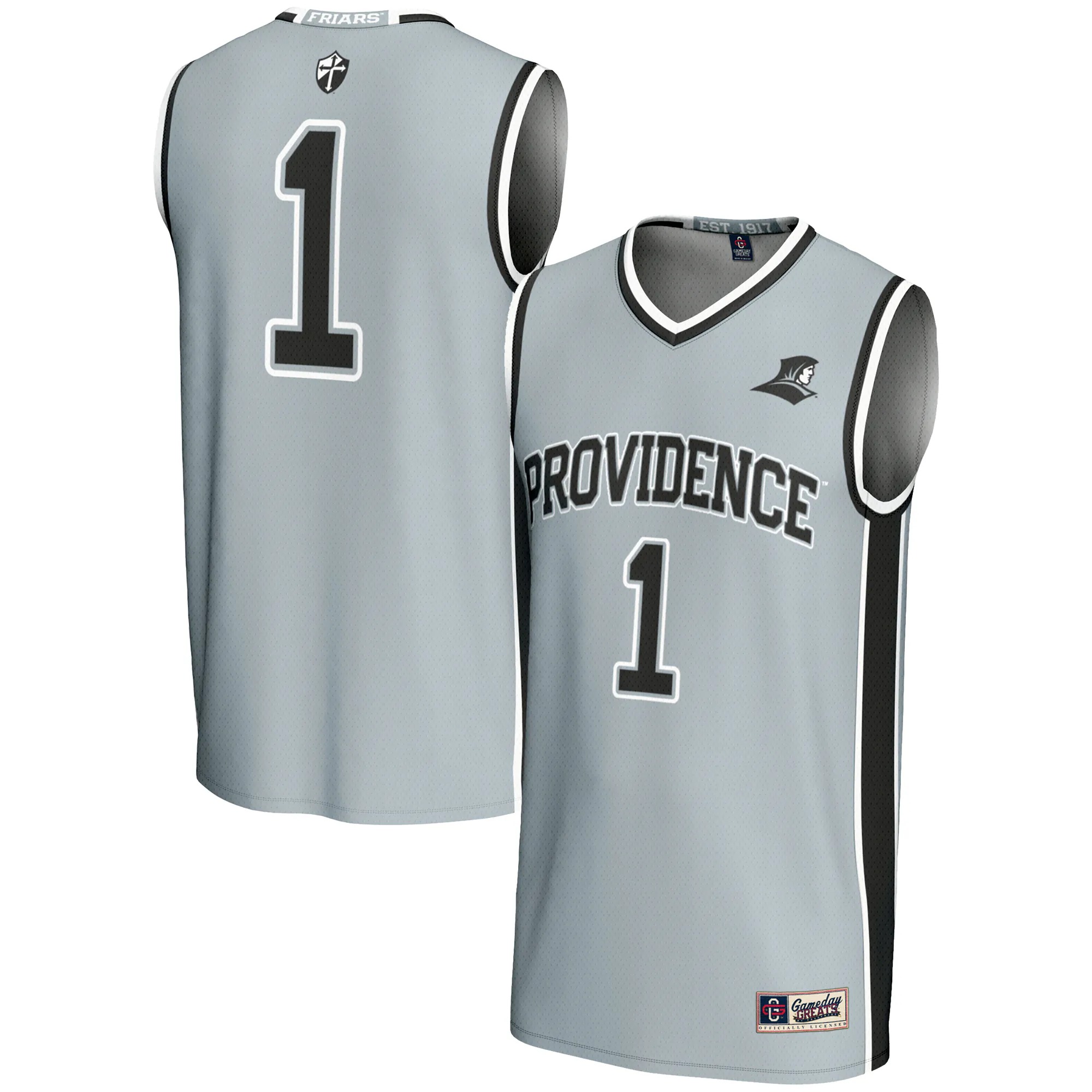 Hunk Wear - #1 Providence Friars GameDay Greats Youth Lightweight Basketball Jersey - Silver