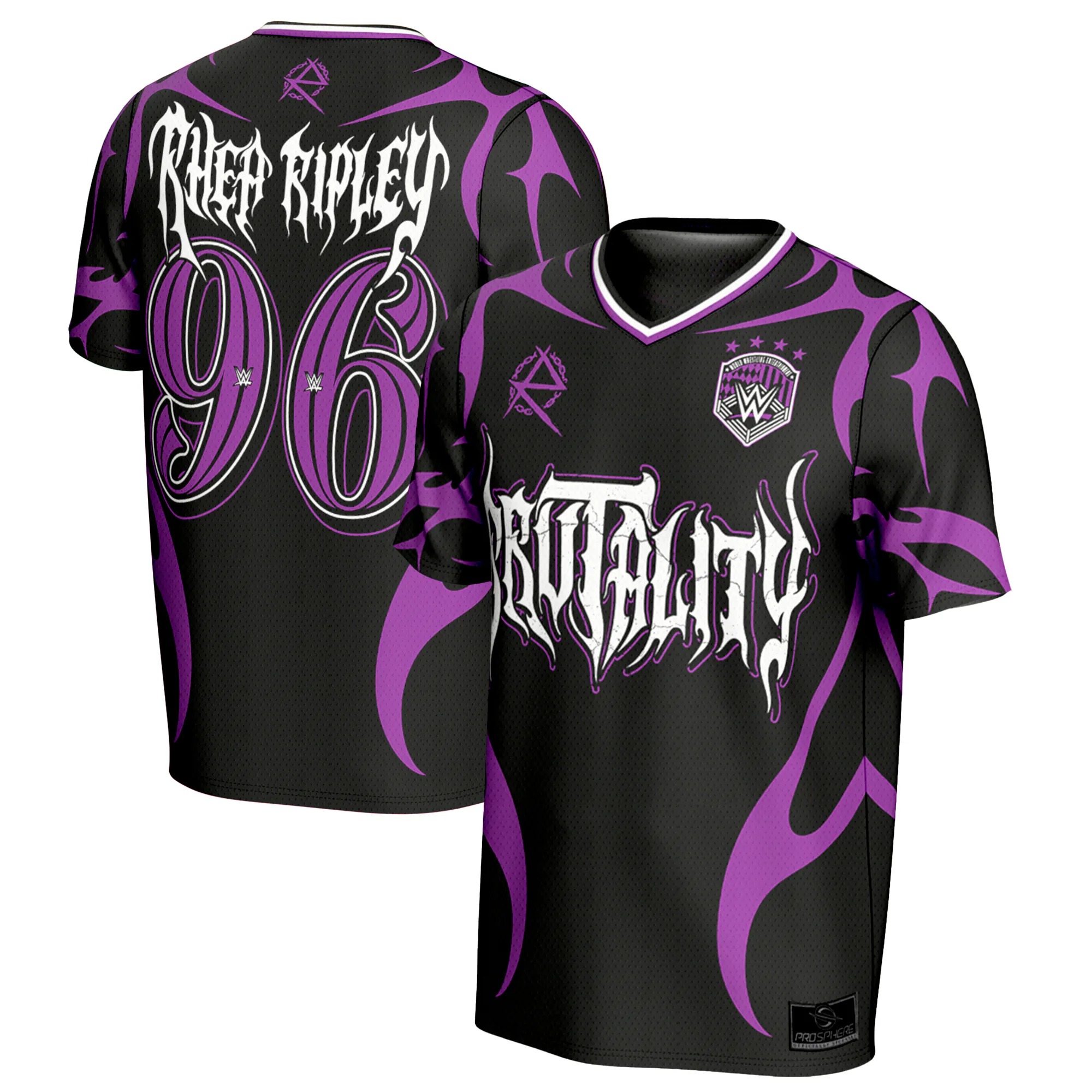 Hunk Wear - Rhea Ripley ProSphere Soccer Jersey - Black