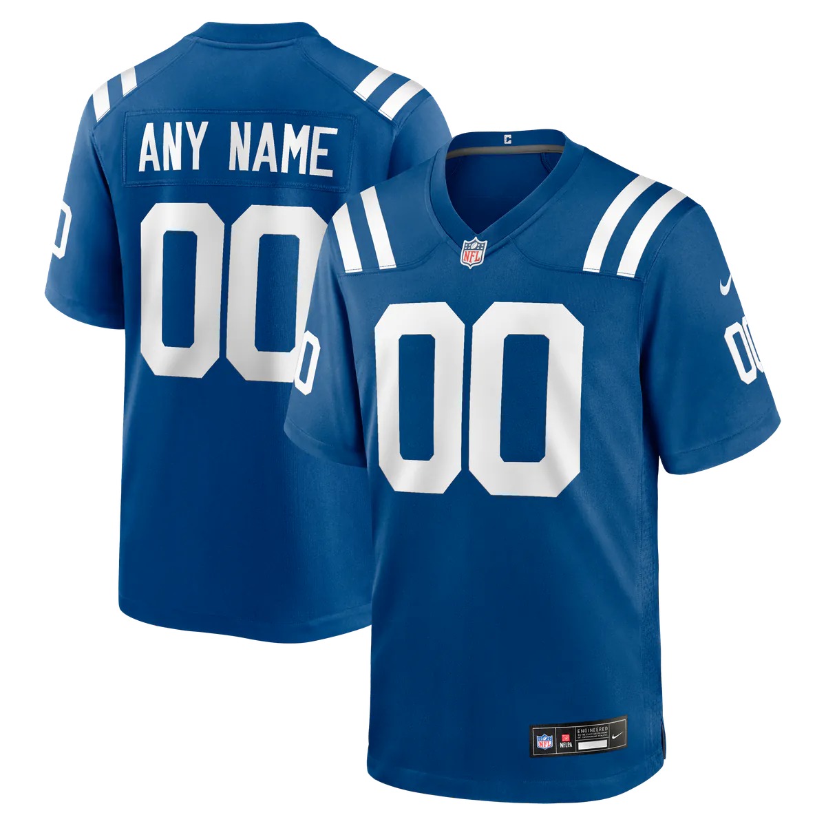 Hunk Wear - Nike Indianapolis Colts Custom Game Jersey - Royal