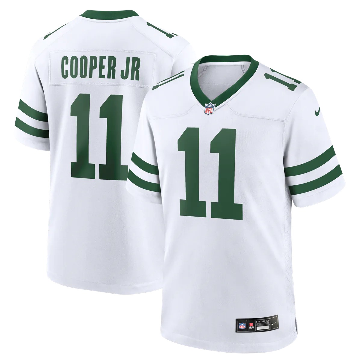 Hunk Wear - Omar Cooper Jr. New York Jets Nike Game Jersey - Legacy White