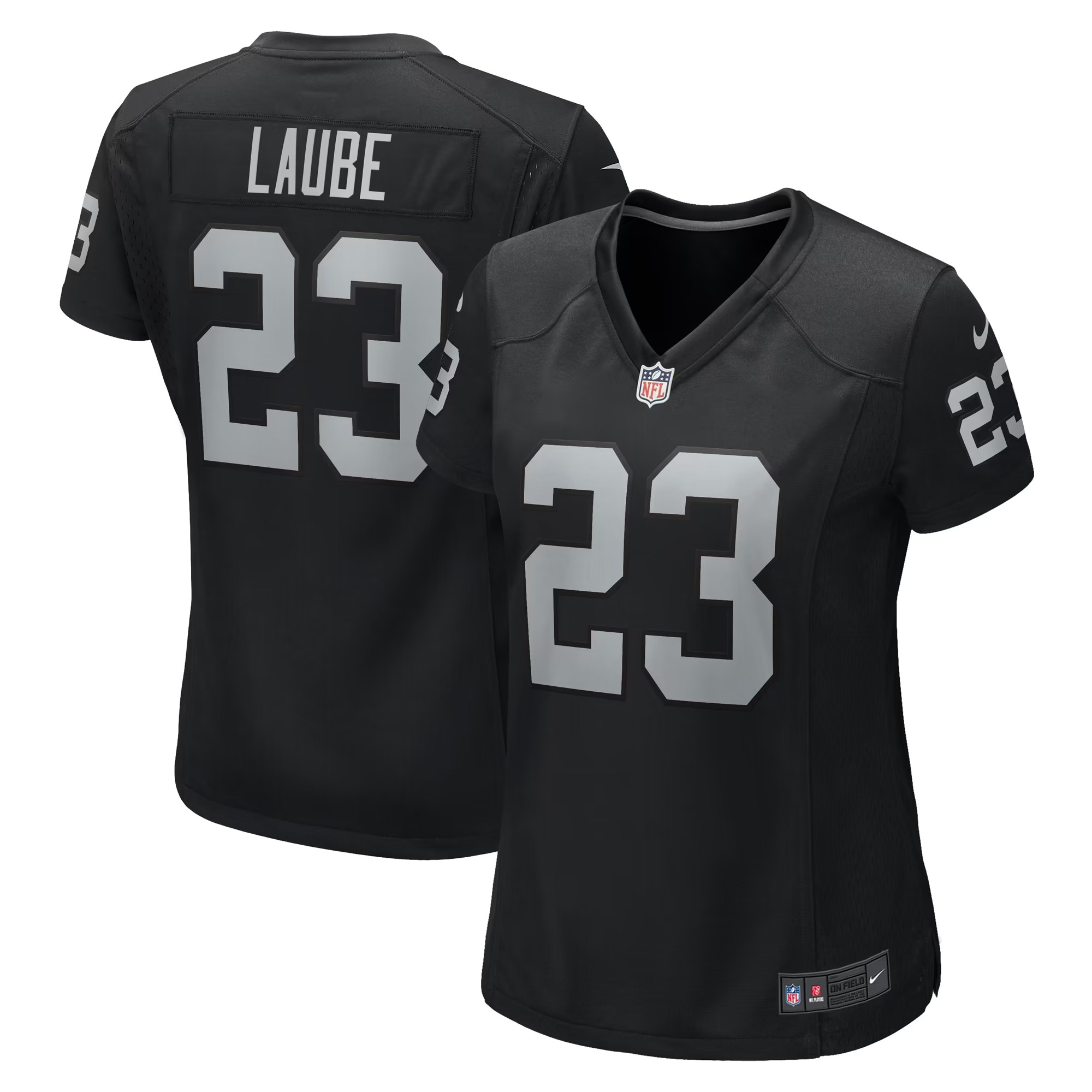 Hunk Wear - Dylan Laube Las Vegas Raiders Nike Women's Game Jersey - Black