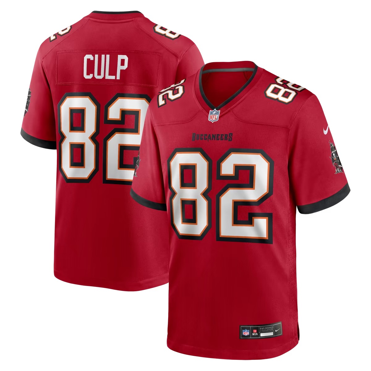 Hunk Wear - Devin Culp Tampa Bay Buccaneers Nike Game Jersey - Red