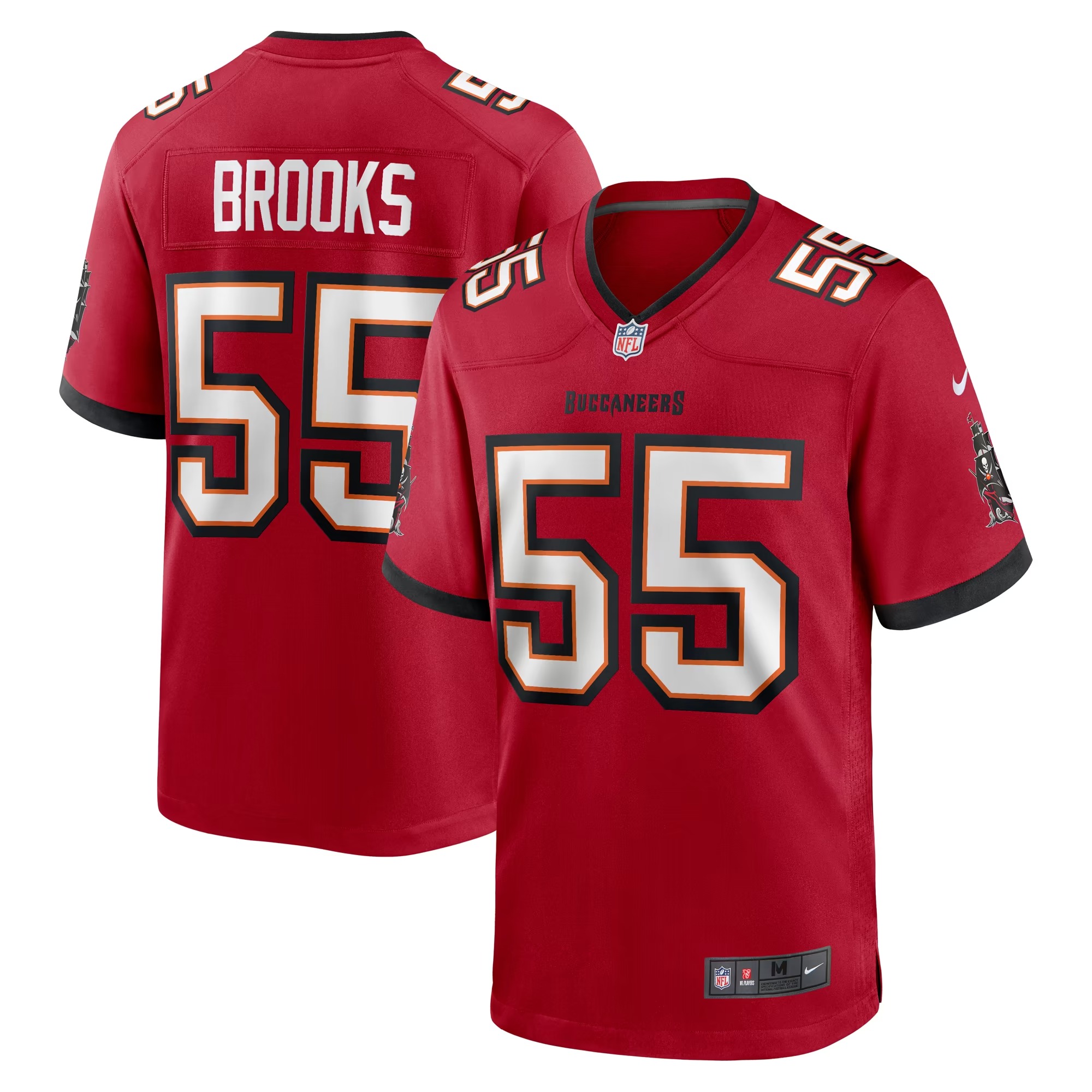 Hunk Wear - Derrick Brooks Tampa Bay Buccaneers Nike Retired Player Game Jersey - Red