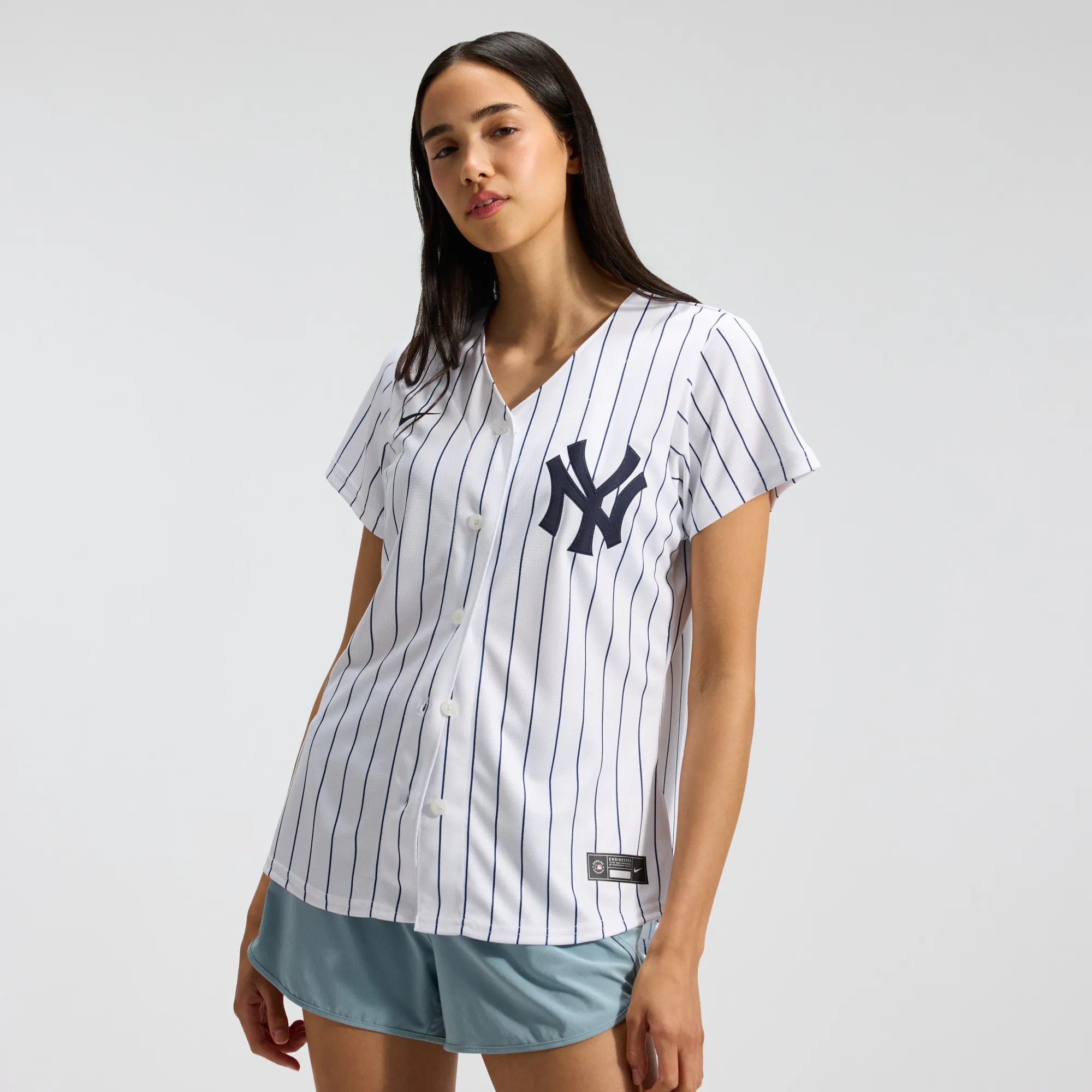 Hunk Wear - New York Yankees Nike Women's Home Replica Team Jersey - White