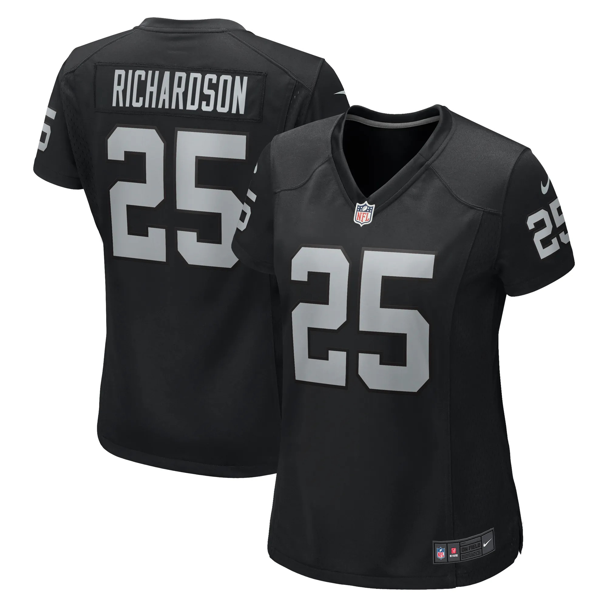 Hunk Wear - Decamerion Richardson Las Vegas Raiders Nike Women's Game Jersey - Black