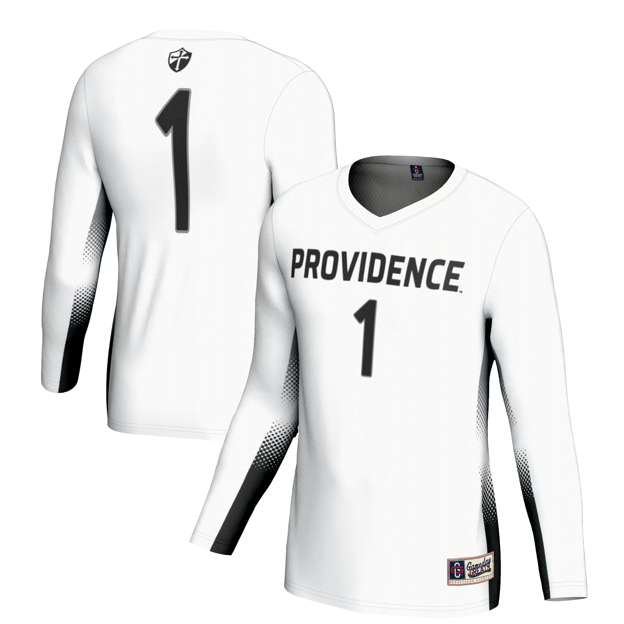 Hunk Wear - #1 Providence Friars GameDay Greats Unisex Lightweight Volleyball Jersey - White