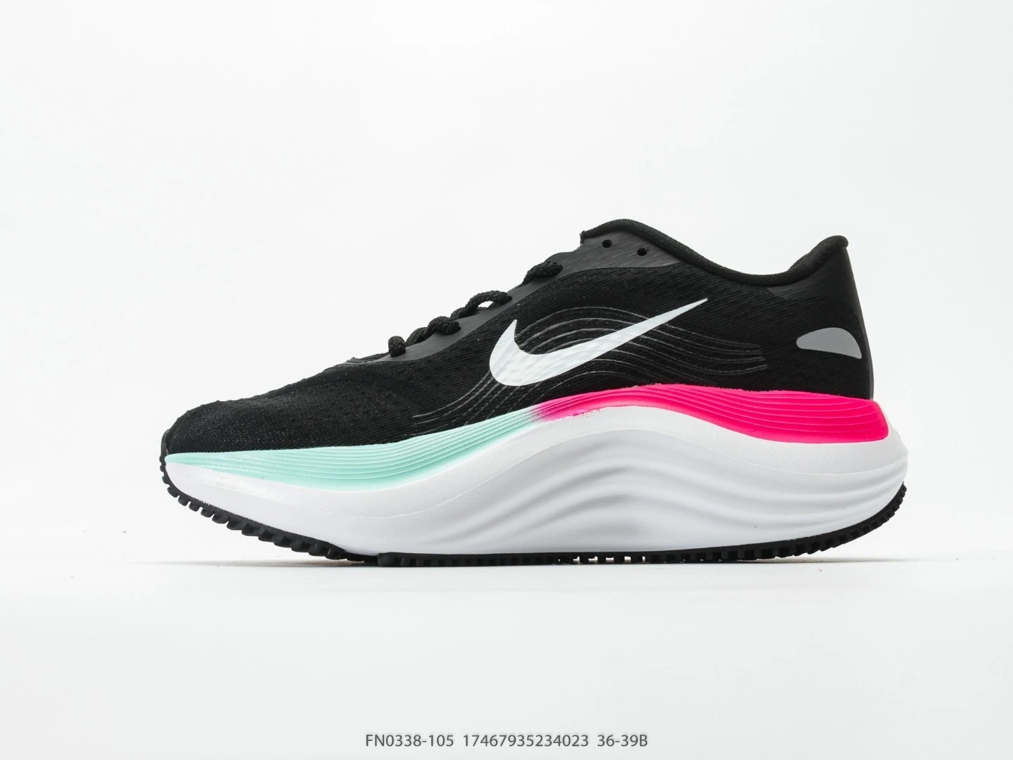 Nike Running Shoes Black White Pink Teal FN0338-105