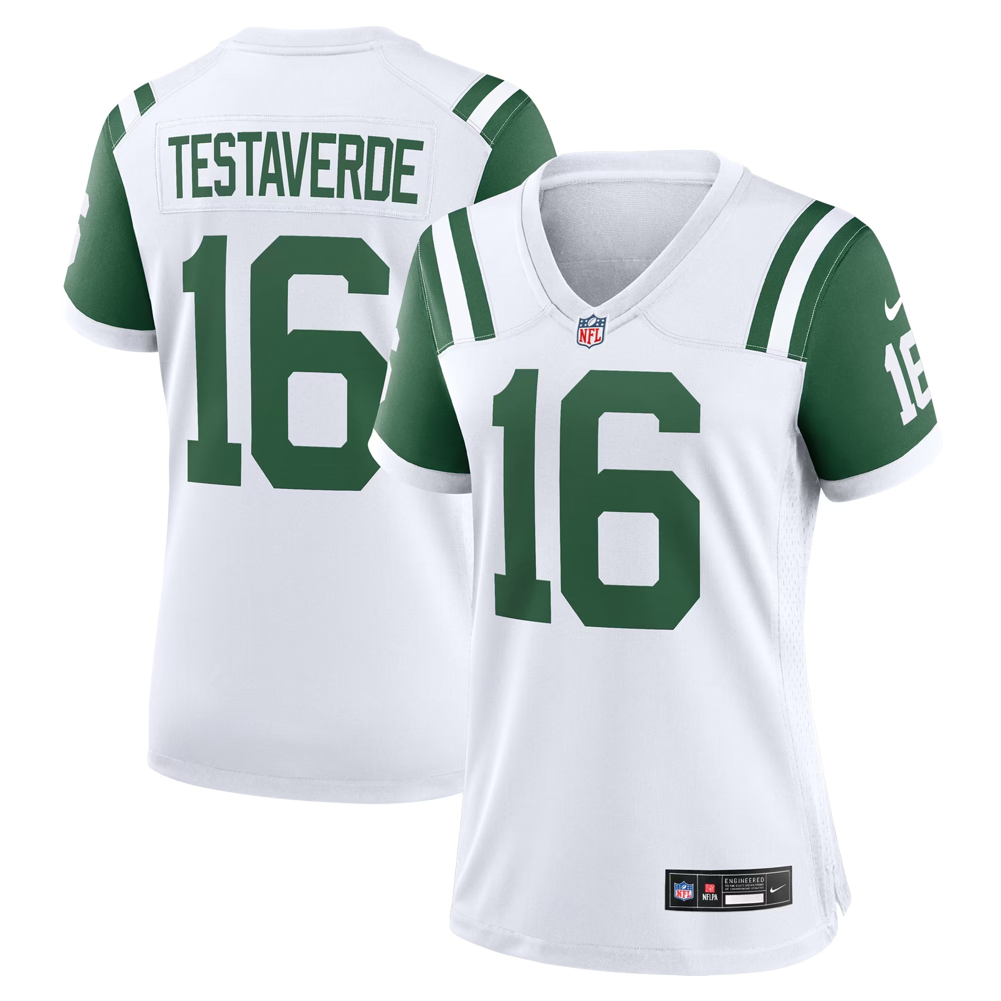 Hunk Wear - Vinny Testaverde New York Jets Nike Women's Classic Alternate Retired Player Game Jersey - White