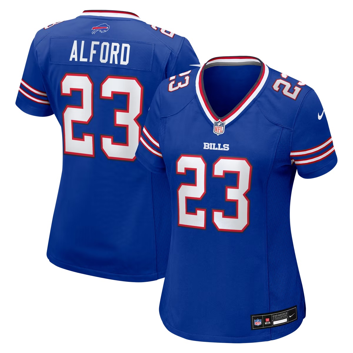 Hunk Wear - Dee Alford Buffalo Bills Nike Women's Team Game Jersey - Royal