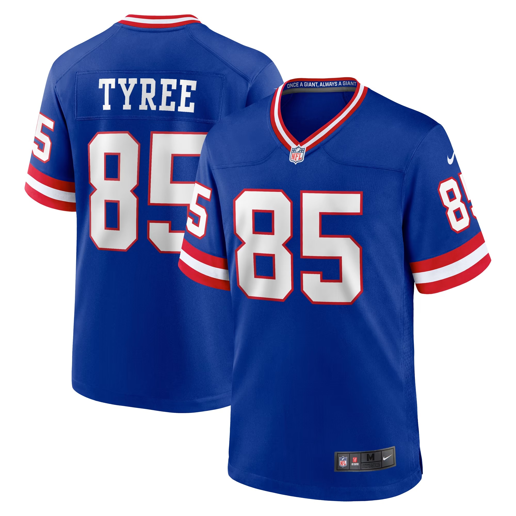 Hunk Wear - David Tyree New York Giants Nike Retired Player Alternate Game Jersey - Royal