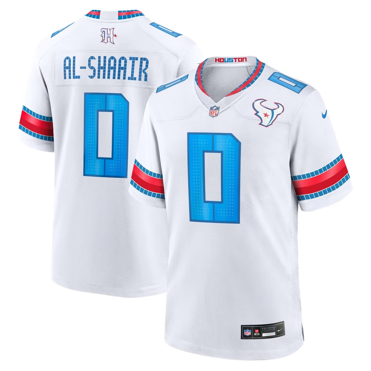 Hunk Wear - Azeez Al-Shaair Houston Texans Nike 2026 Rivalries Collection Game Jersey - White