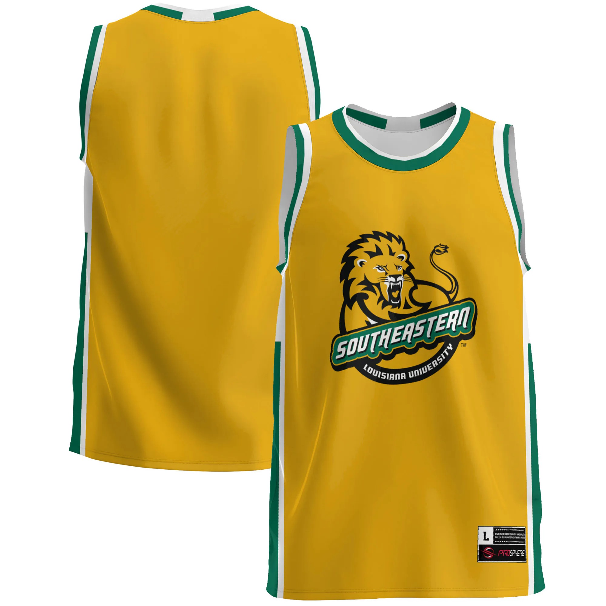 Hunk Wear - Southeastern Louisiana Lions GameDay Greats Lightweight Basketball Jersey - Green