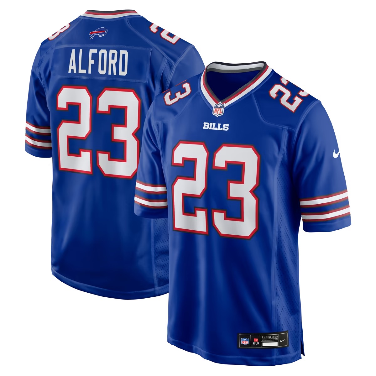 Hunk Wear - Dee Alford Buffalo Bills Nike Team Game Jersey - Royal