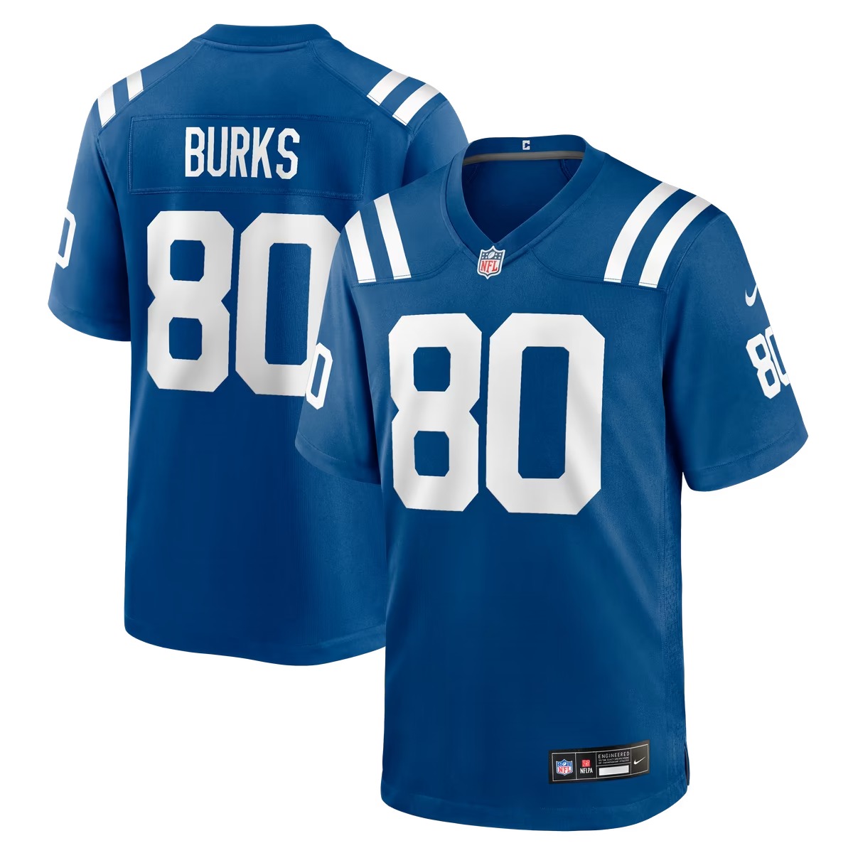Hunk Wear - Deion Burks Indianapolis Colts Nike Team Game Jersey - Royal