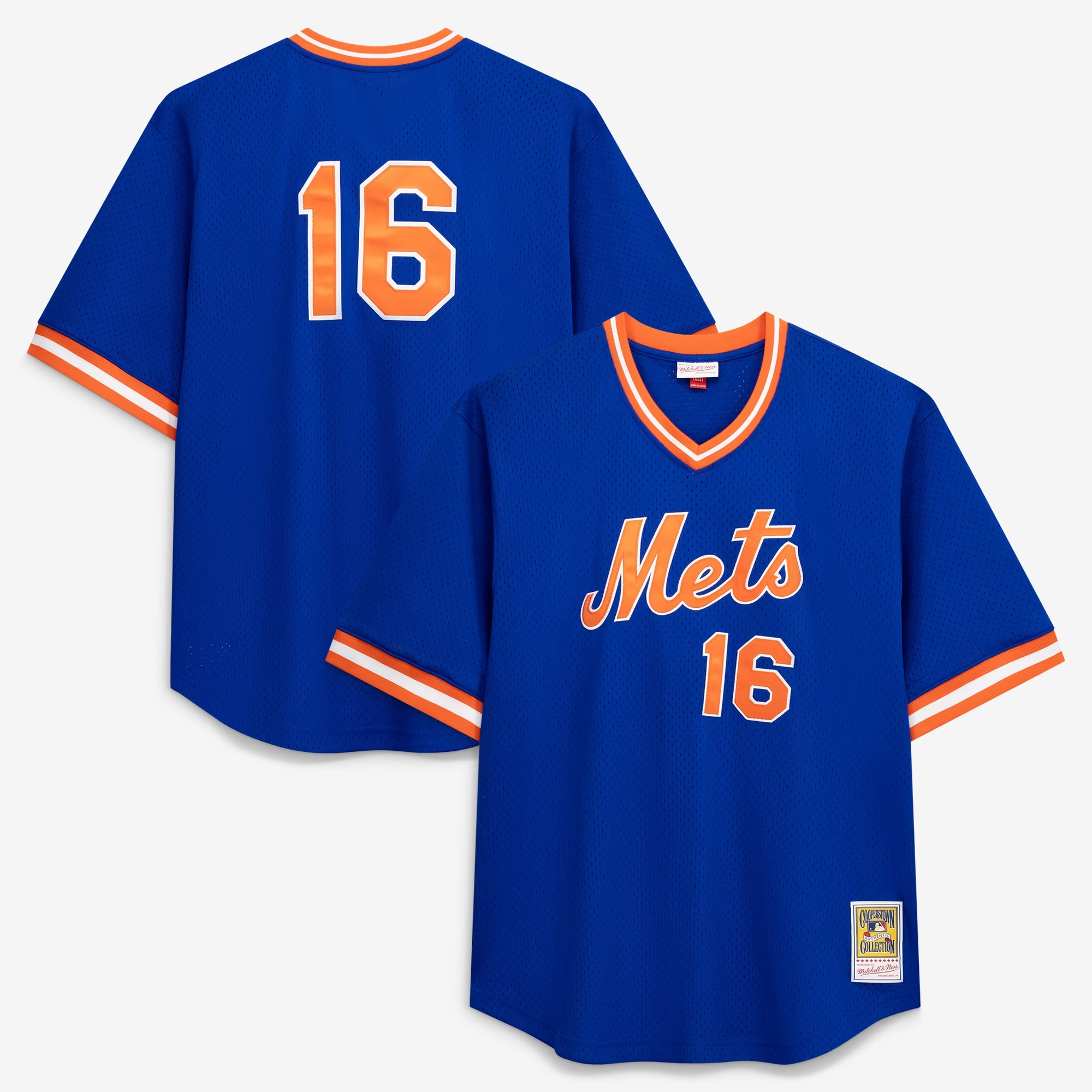 Hunk Wear - Dwight Gooden New York Mets Profile Big & Tall Cooperstown Collection Mesh Batting Practice Jersey - Royal