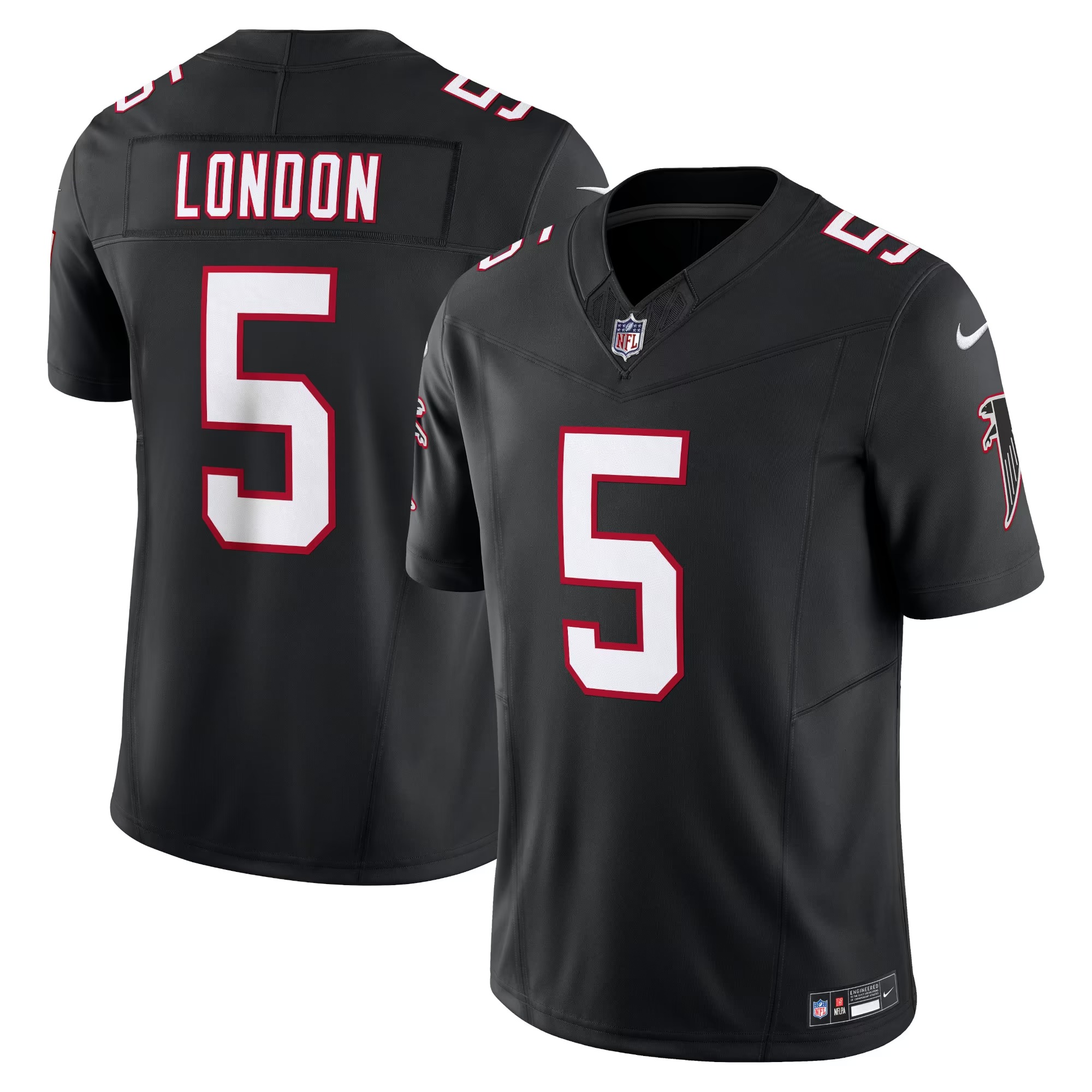 Hunk Wear - Drake London Atlanta Falcons Nike Vapor F.U.S.E. Limited Jersey - Black