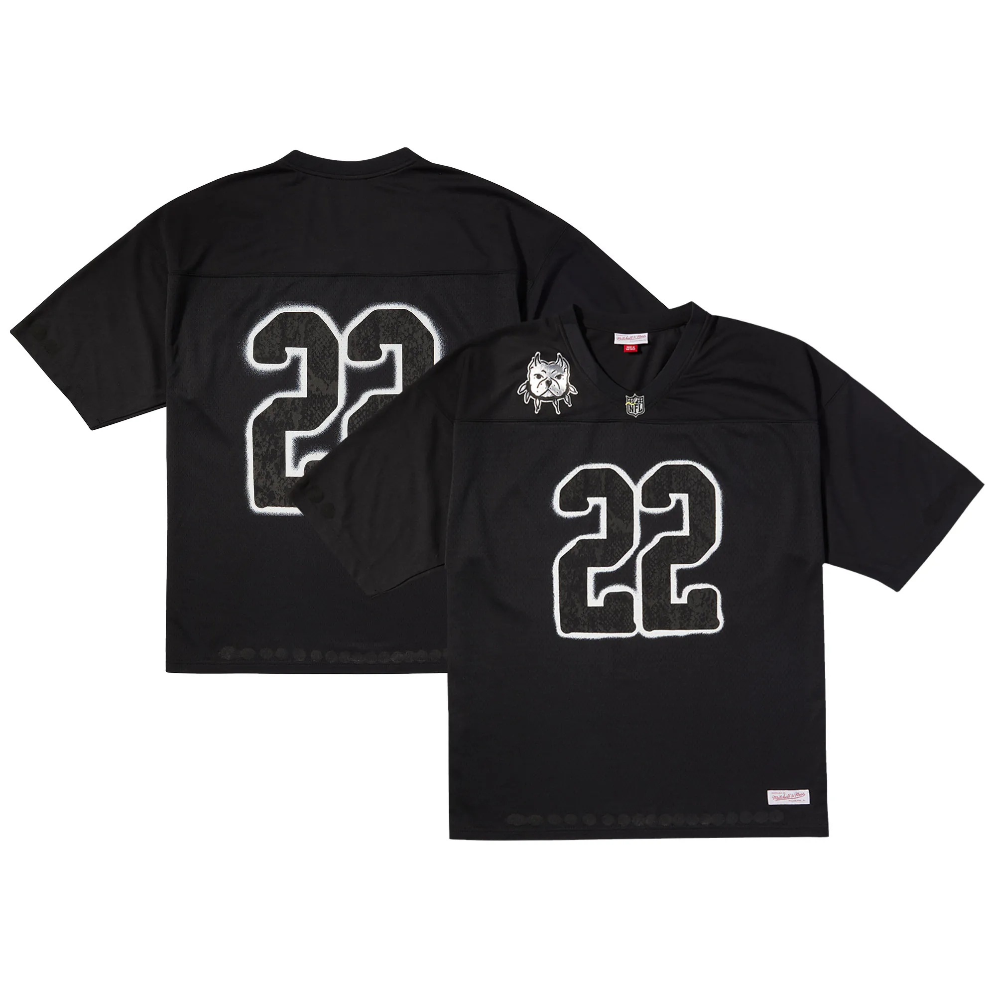Hunk Wear - Mitchell & Ness ÑFL Por La Cultura x CHITO Limited Edition Jersey - Black