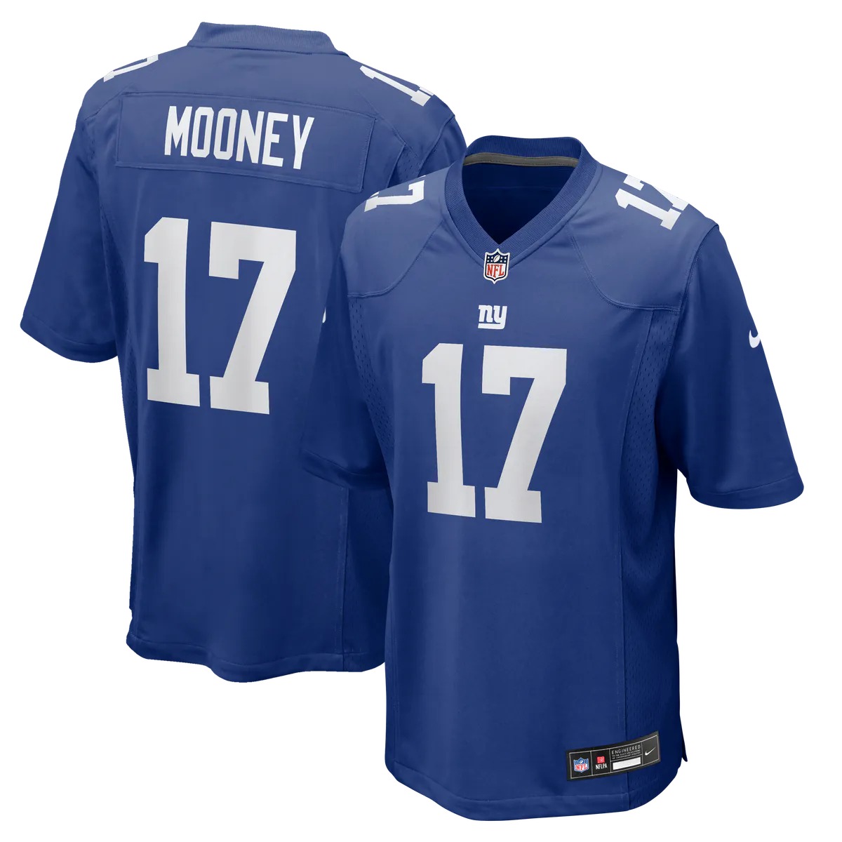 Hunk Wear - Darnell Mooney New York Giants Nike Team Game Jersey - Royal