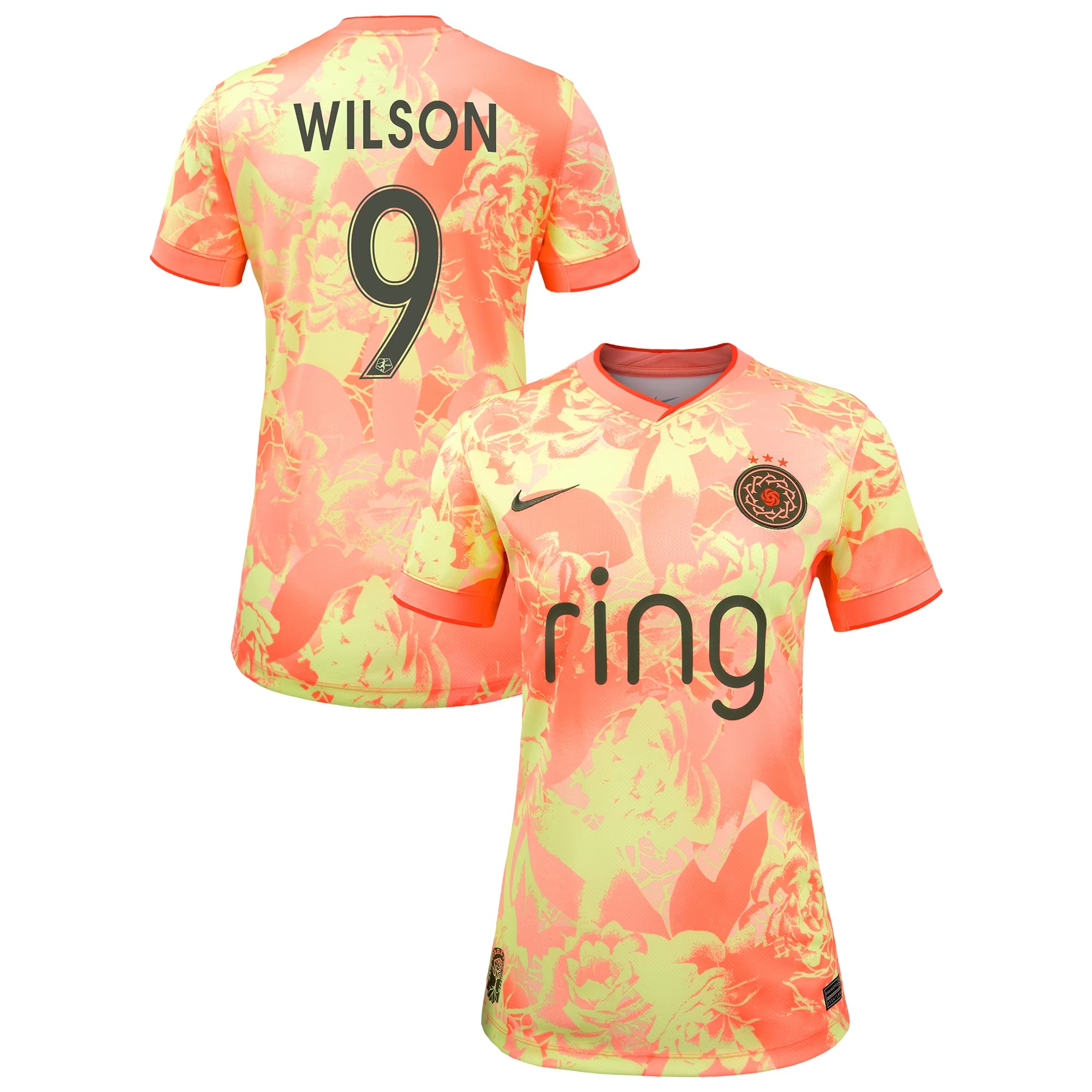 Hunk Wear - Sophia Wilson Portland Thorns FC Nike Unisex 2026 Stadium Replica Jersey - Yellow