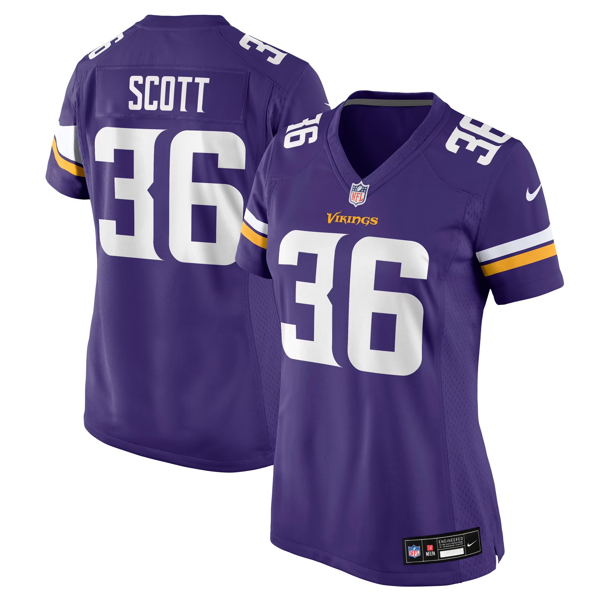 Hunk Wear - Zavier Scott Minnesota Vikings Nike Women's Team Game Jersey - Purple