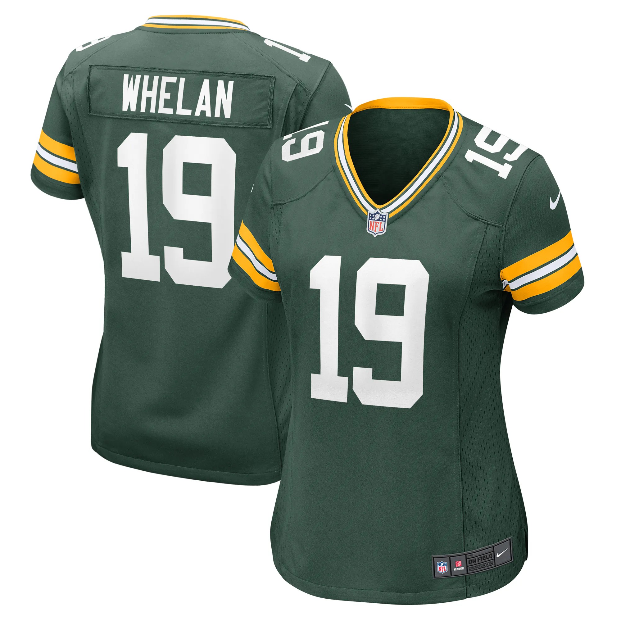Hunk Wear - Daniel Whelan Green Bay Packers Nike Women's Game Jersey - Green