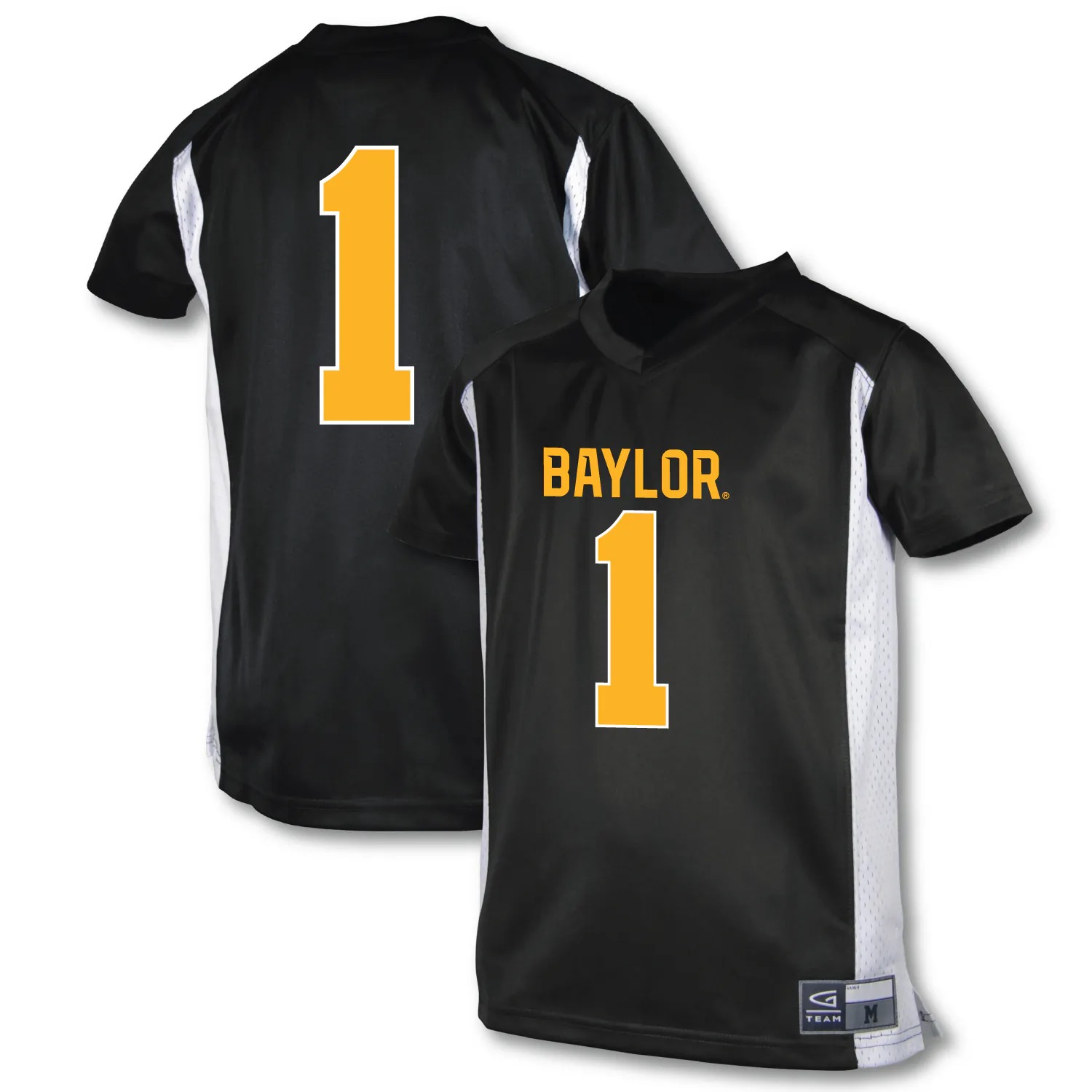 Hunk Wear - #1 Baylor Bears Garb Youth Football Jersey - Black