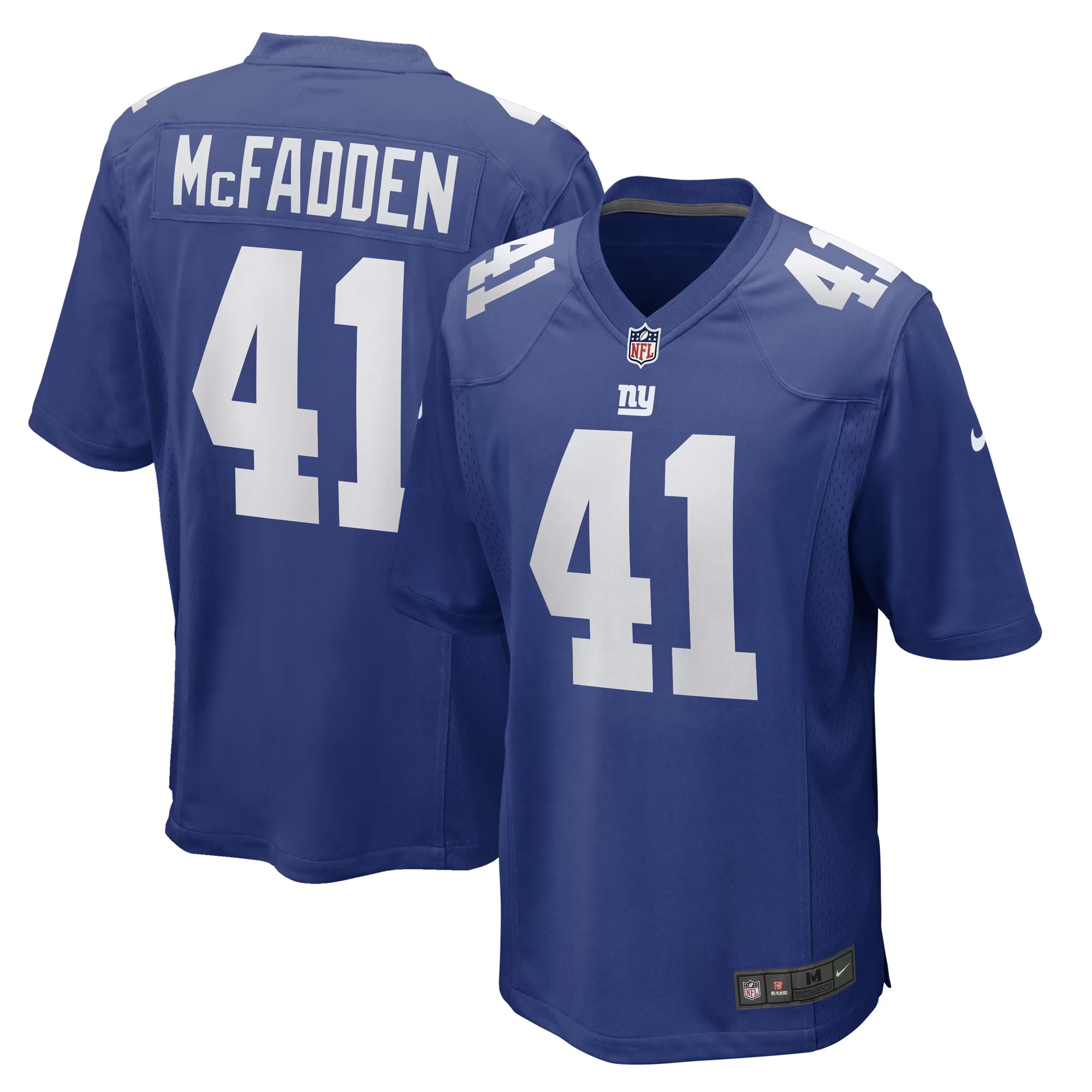Hunk Wear - Micah McFadden New York Giants Nike Game Player Jersey - Royal