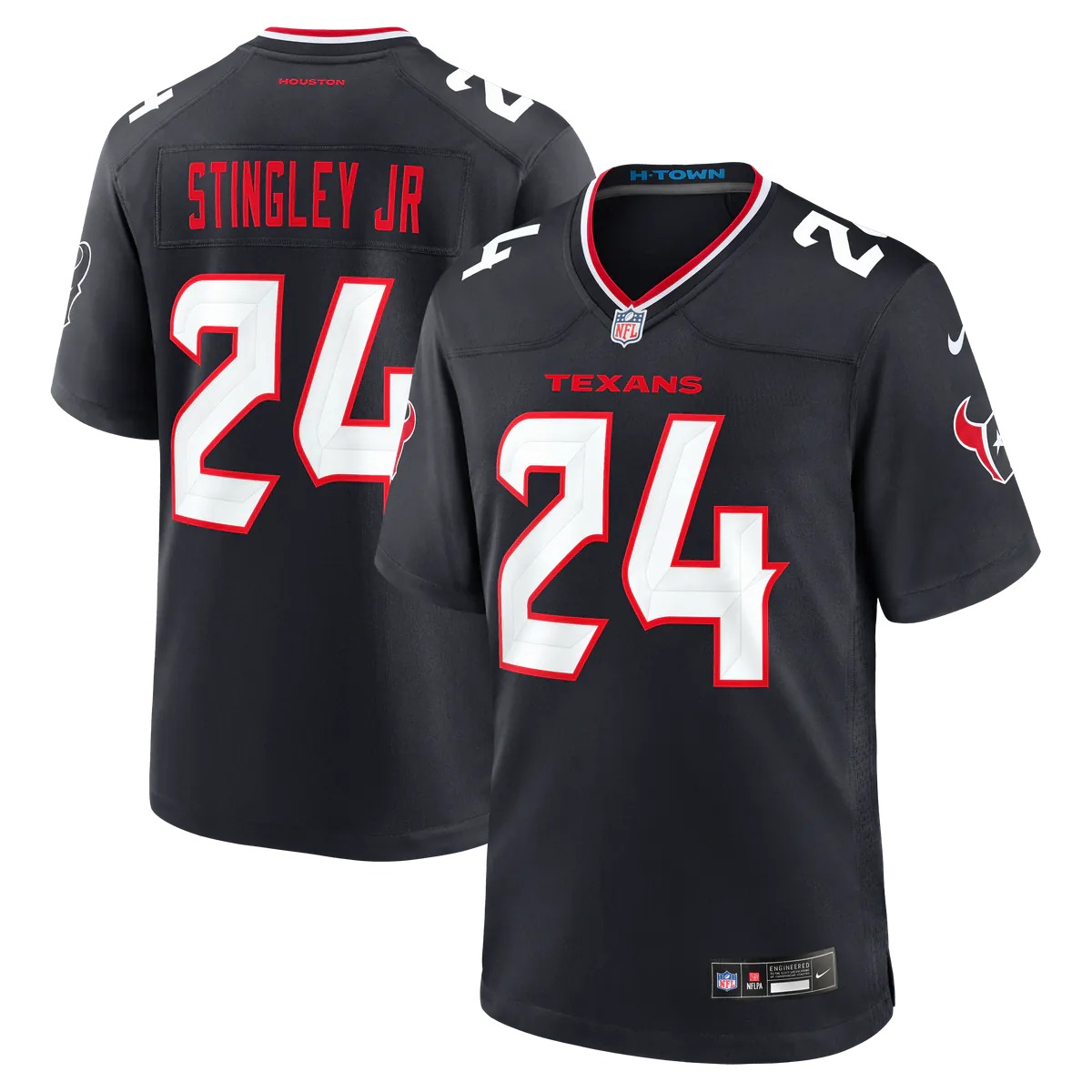 Hunk Wear - Derek Stingley Jr. Houston Texans Nike Game Jersey - Navy