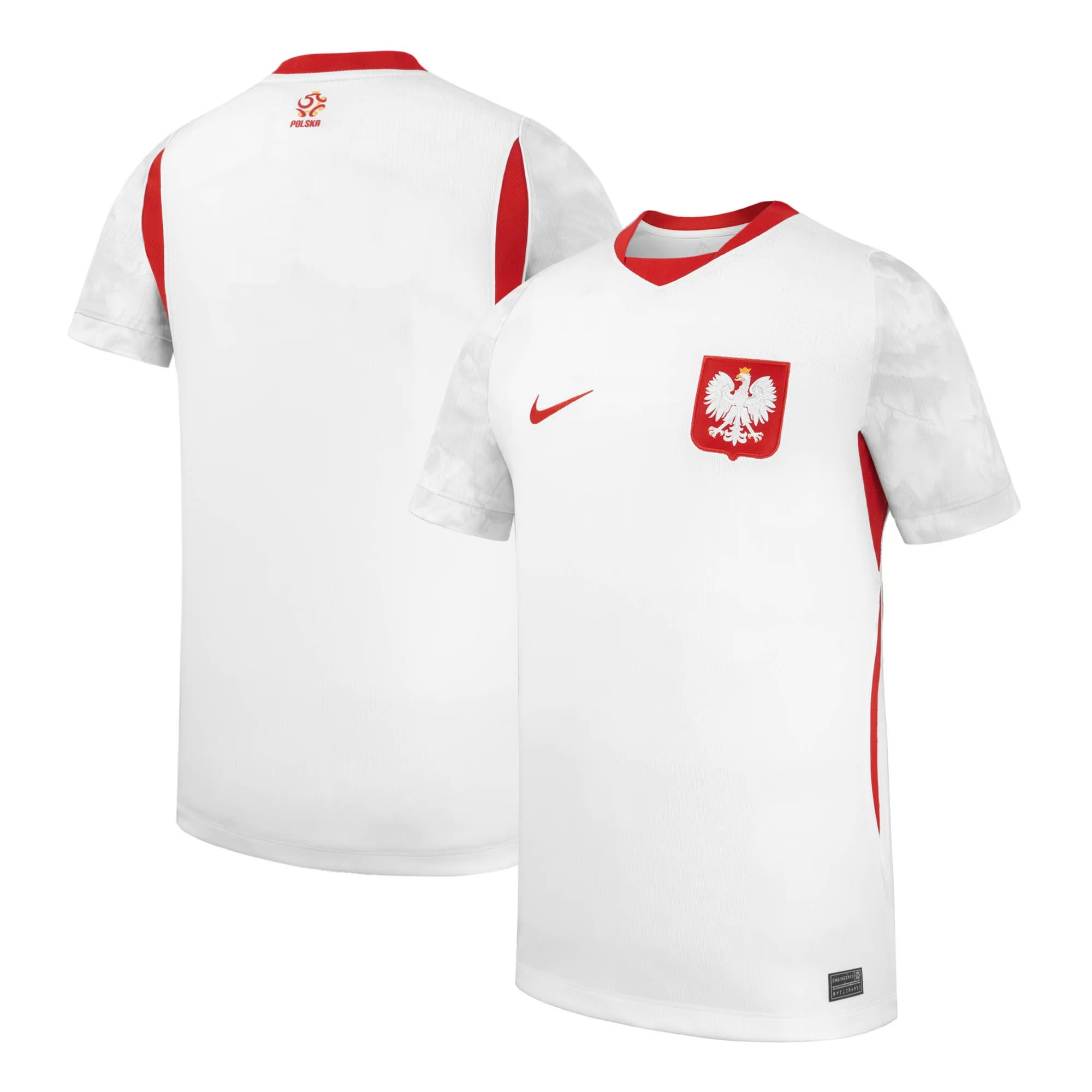 Hunk Wear - Poland National Team Nike Youth 2026 Stadium Replica Jersey - White