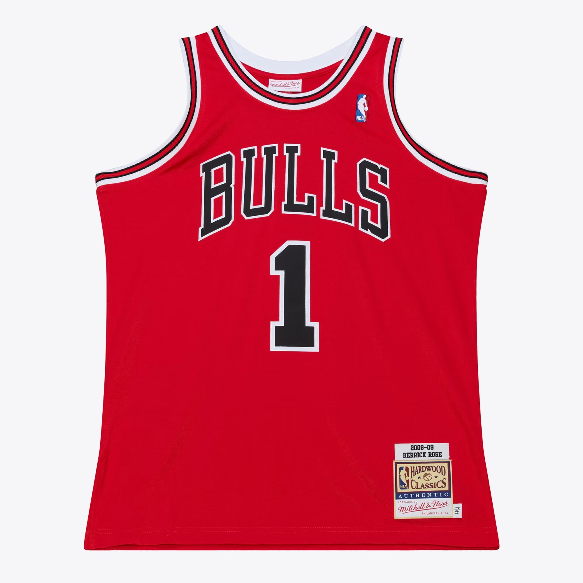 Hunk Wear - Derrick Rose Chicago Bulls Mitchell & Ness 2008-09 Authentic Jersey - Red