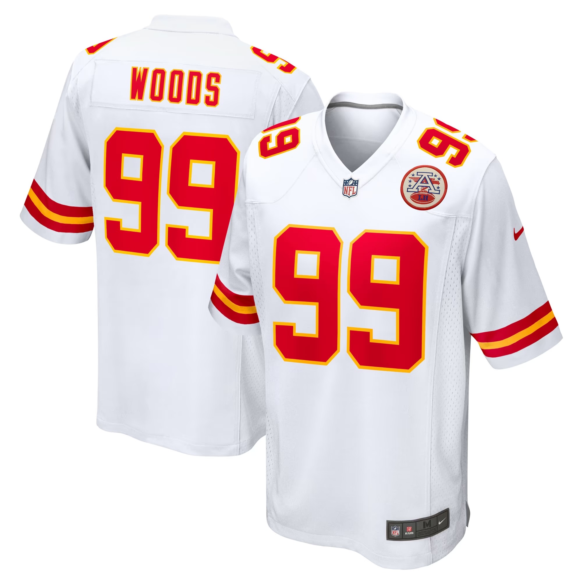 Hunk Wear - Peter Woods Kansas City Chiefs Nike Game Jersey - White